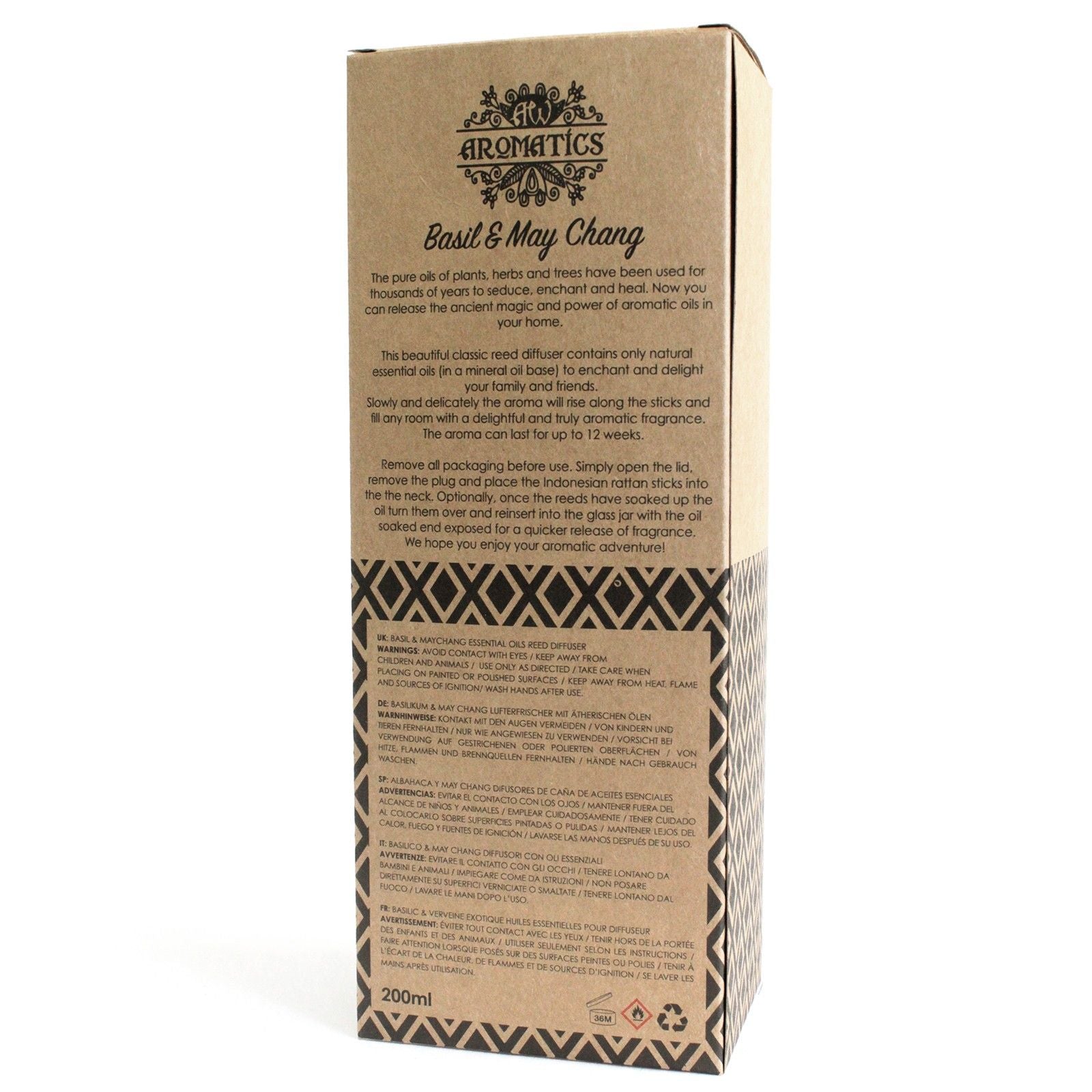 Reed Diffuser 200 ml – Basil & Maychang