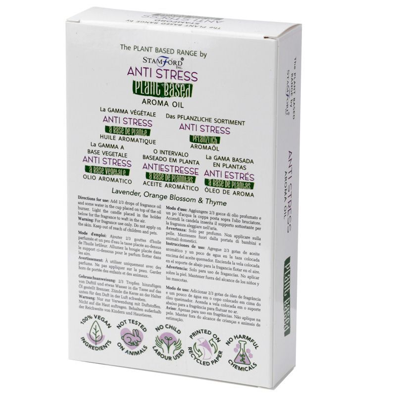 Plant Based Aroma Oil 10ml - Anti Stress