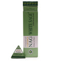 Jumbo Golden Nag Back Flow Incense Cones 42g - White Sage