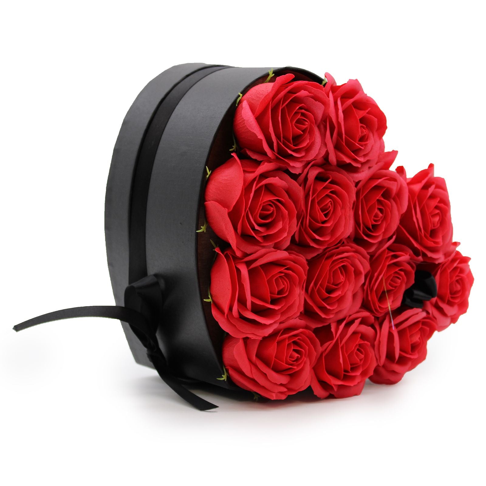 Flower Heart Box - Red Roses