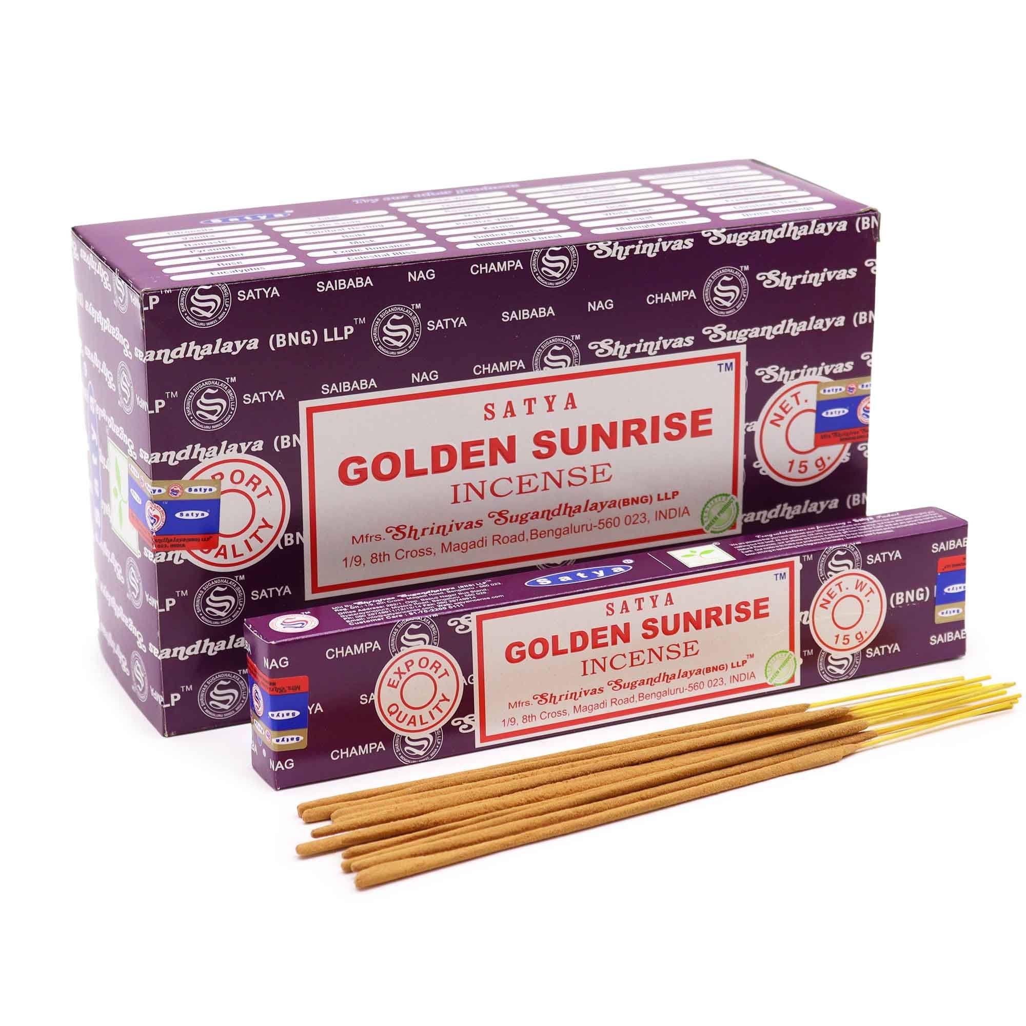 Satya Incense 15g - Golden Sunrise