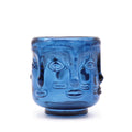Buddha Faces Candle Jar Set of 2 – Royal Blue