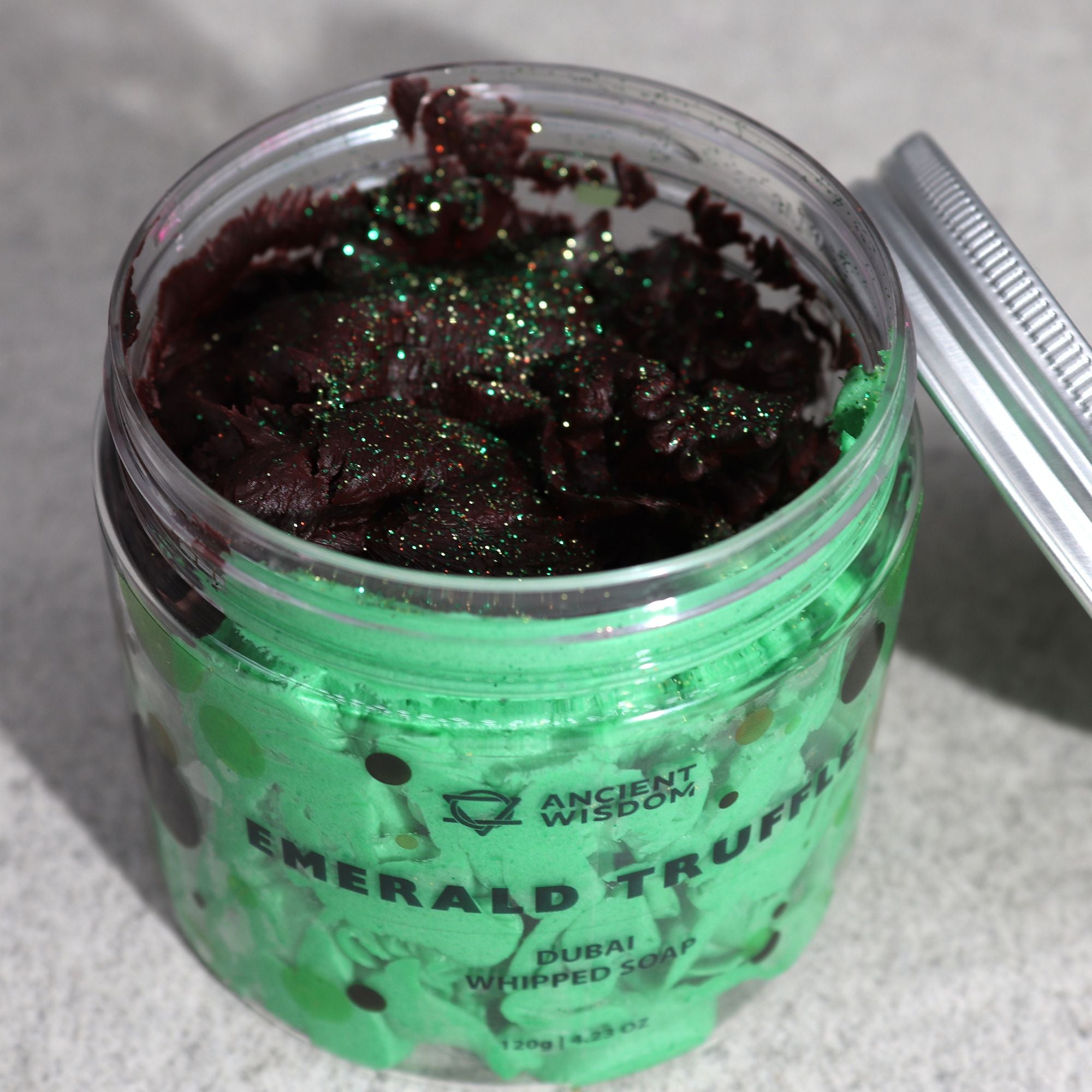 Whipped Soap 120g – Emerald Truffle