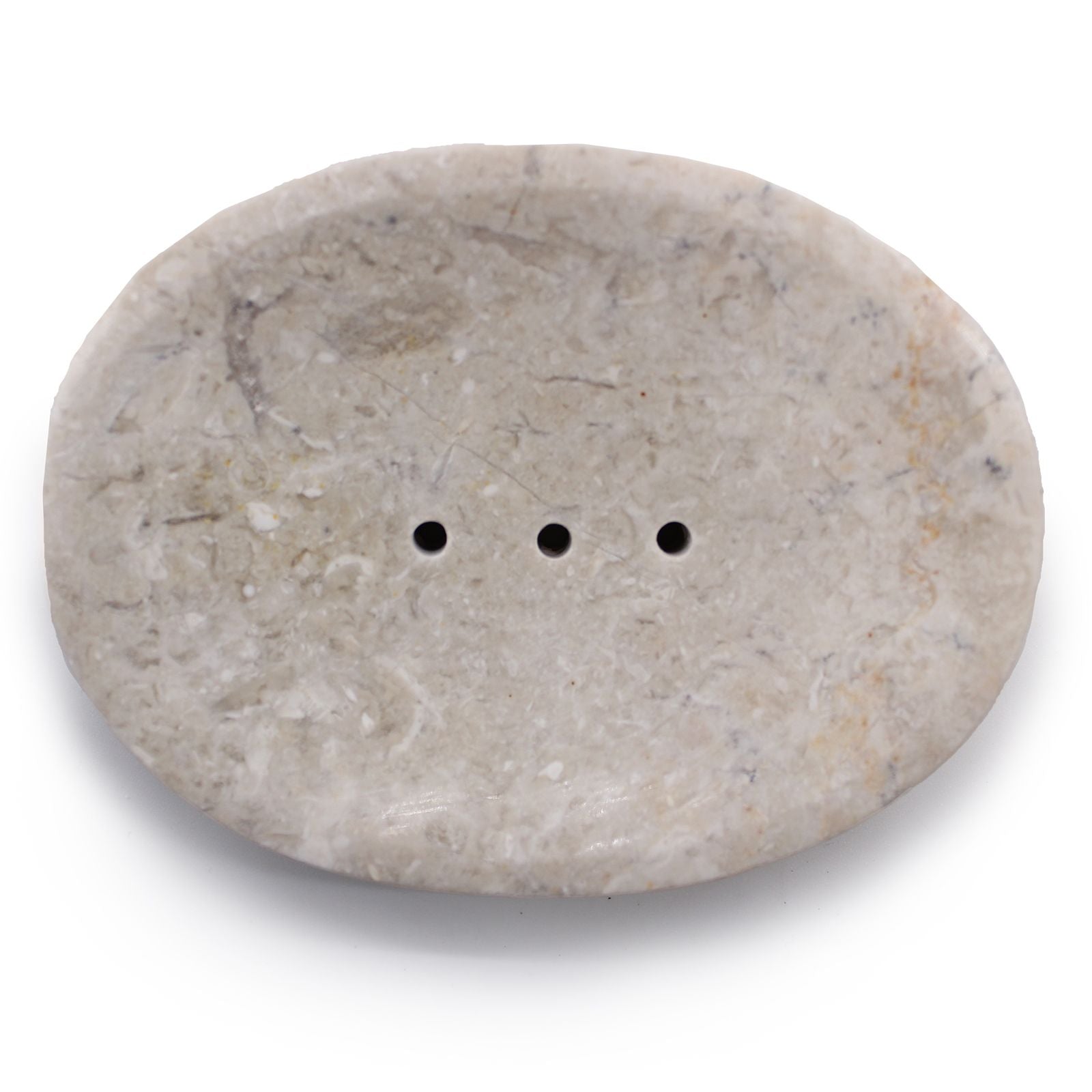 Marble – Cream Oval Soap Dish