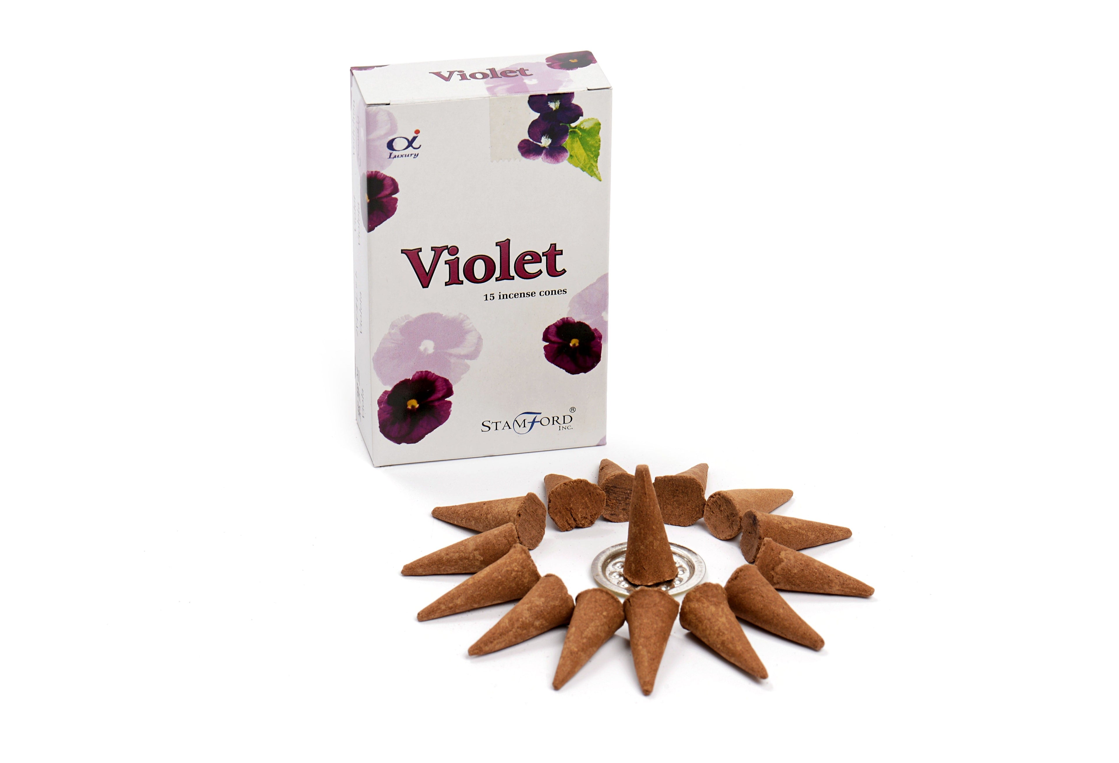 Stamford Incense Cones - Violet