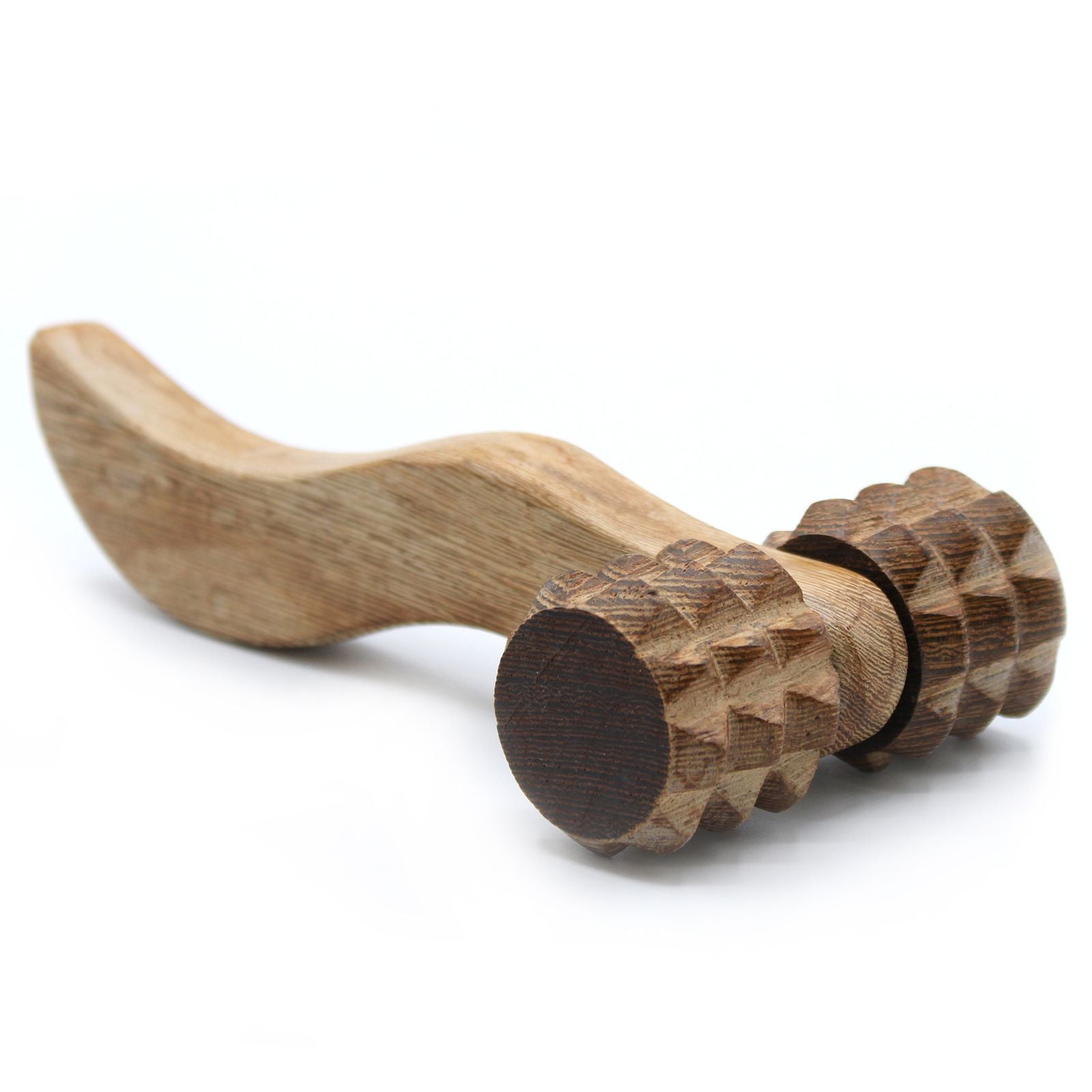 Redwood Massage Tool - Ribbed Hand Roller