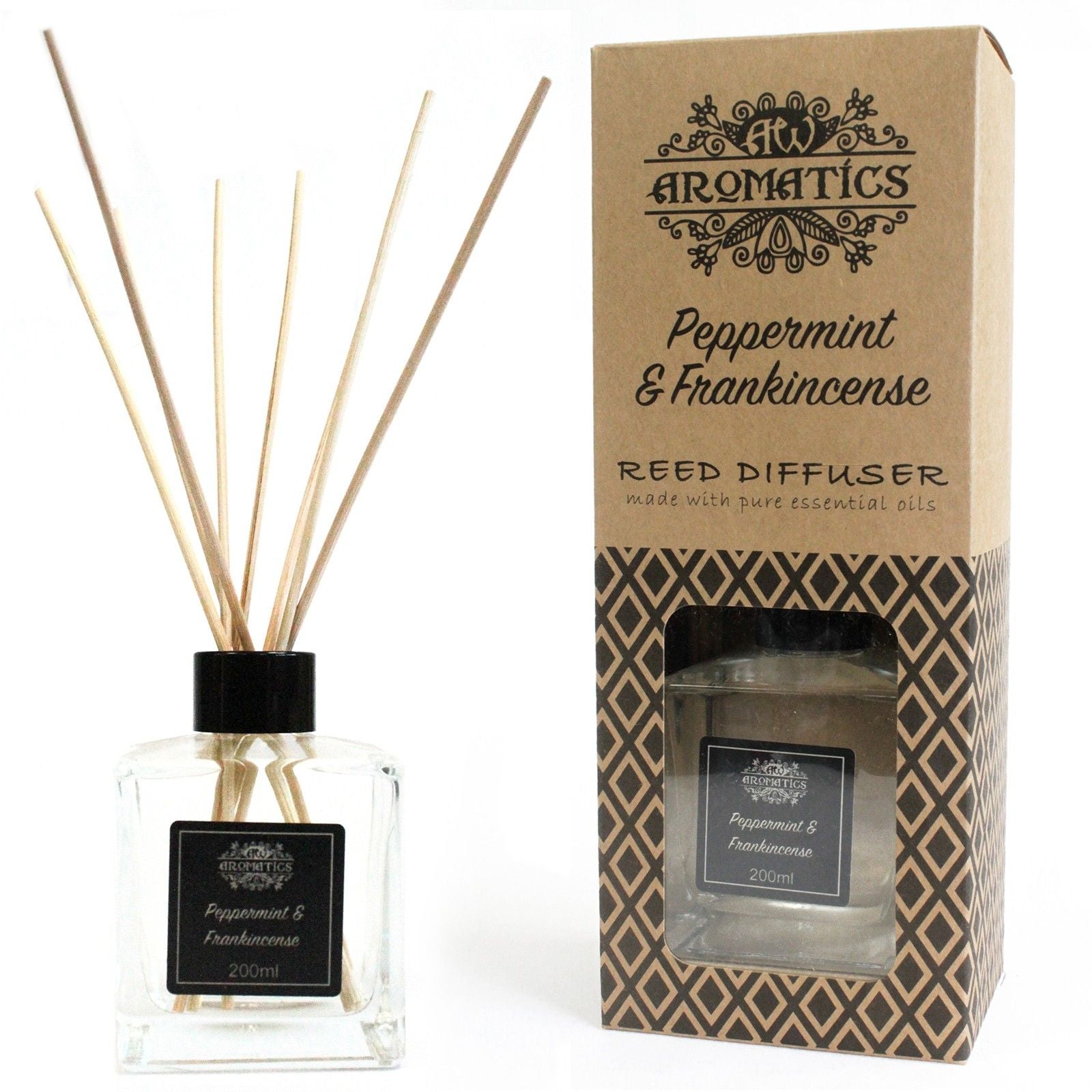 Reed Diffuser 200 ml – Peppermint &amp; Frankincense