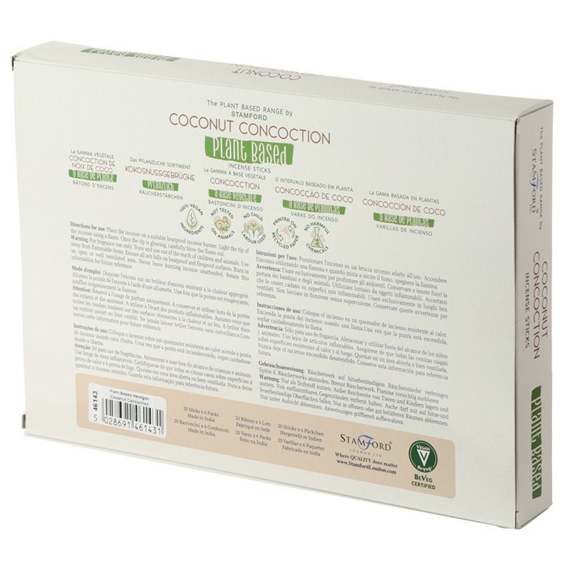 Stamford Plant Based Incense Sticks - Coconut Concoction
