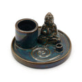 Mehrzweck-Buddha-Räucherplatte – Keramik Blau