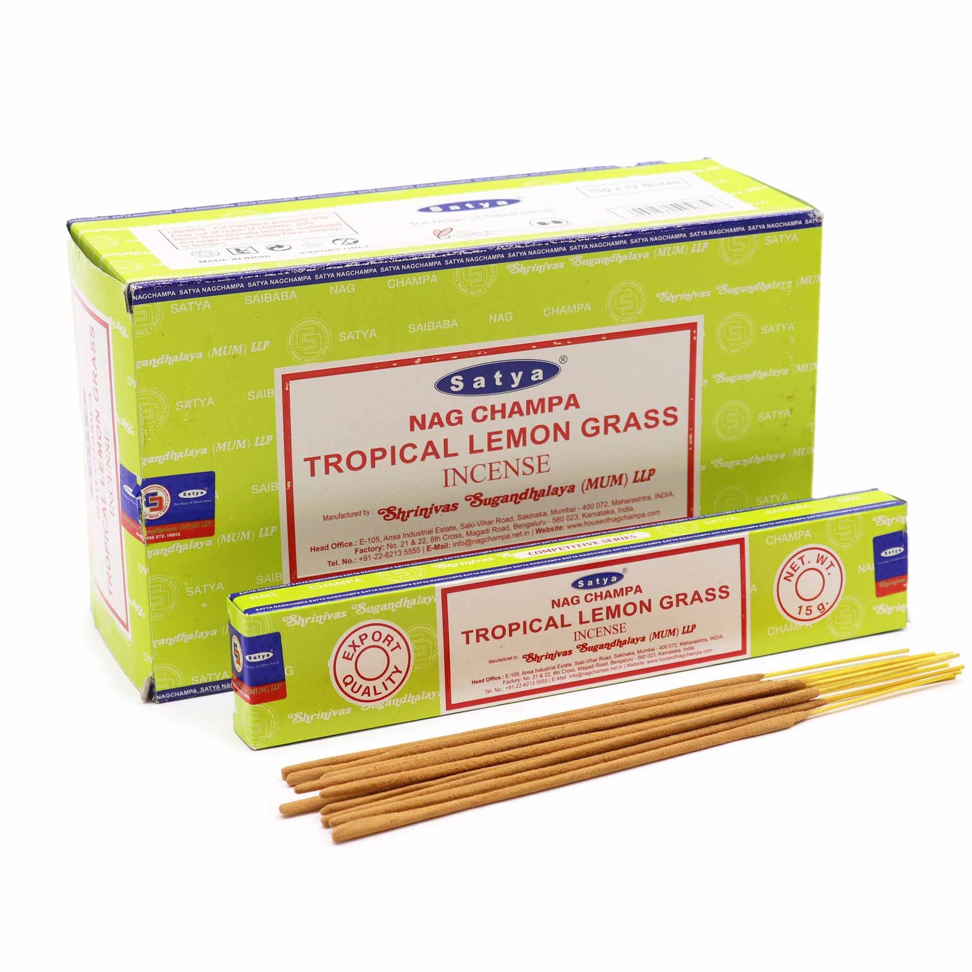 Satya Incense 15g - Tropical Lemongrass
