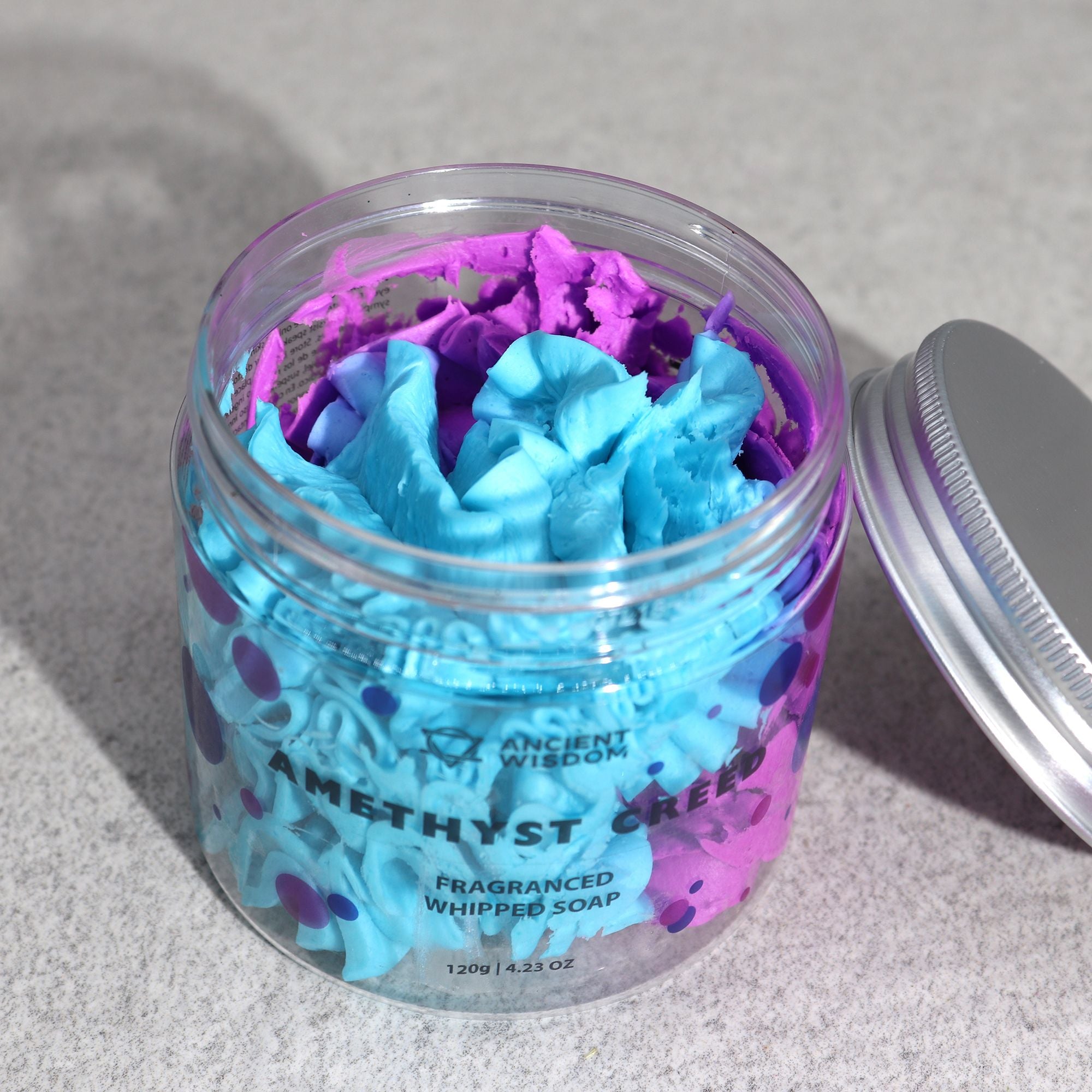 Whipped Soap 120g – Amethyst Creed