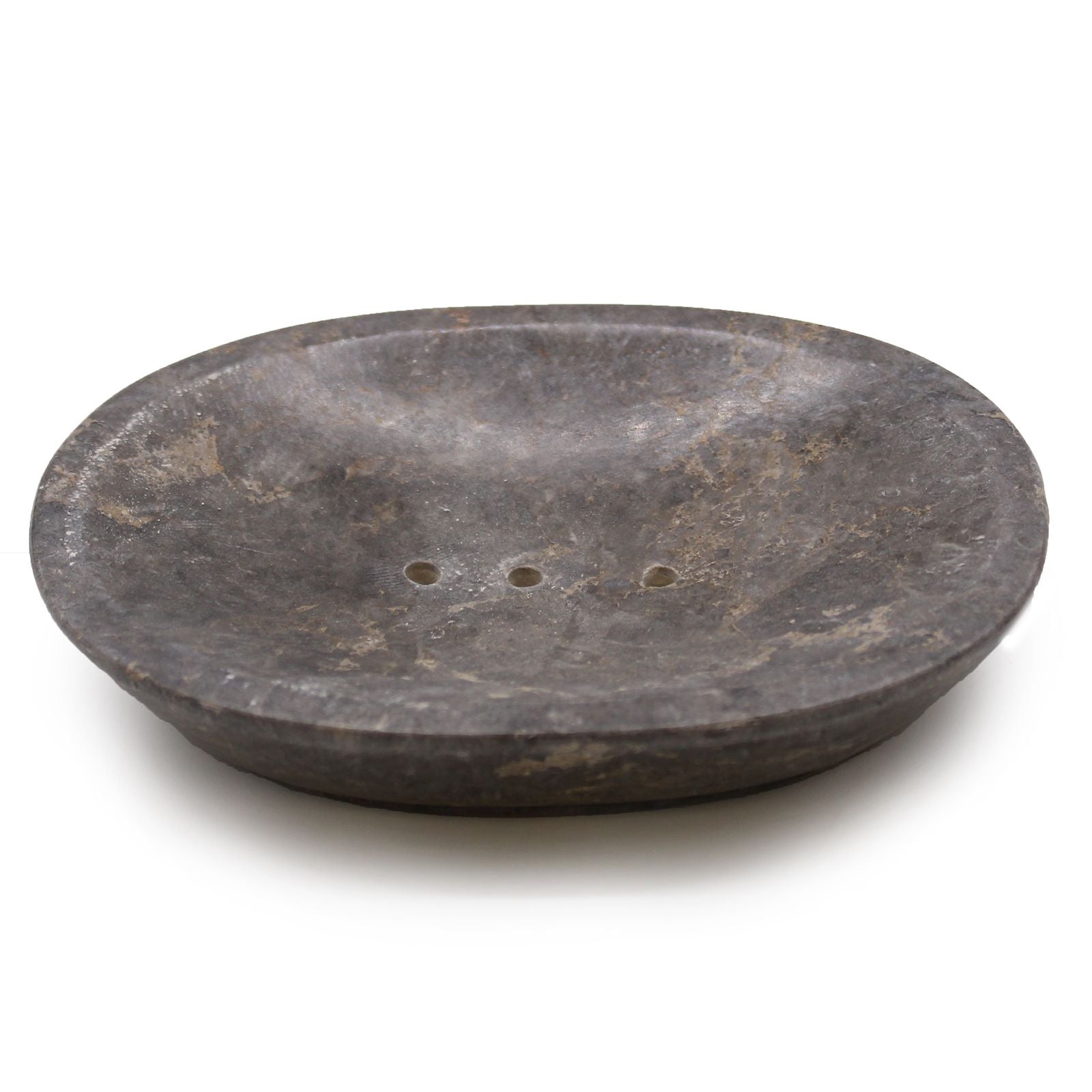 Marble – Grey Oval Soap Dish