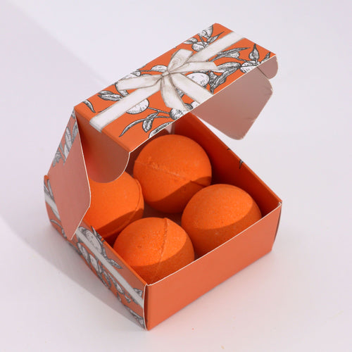 Vitamin C Infused Bath Bomb with Essential Oils Set of 4