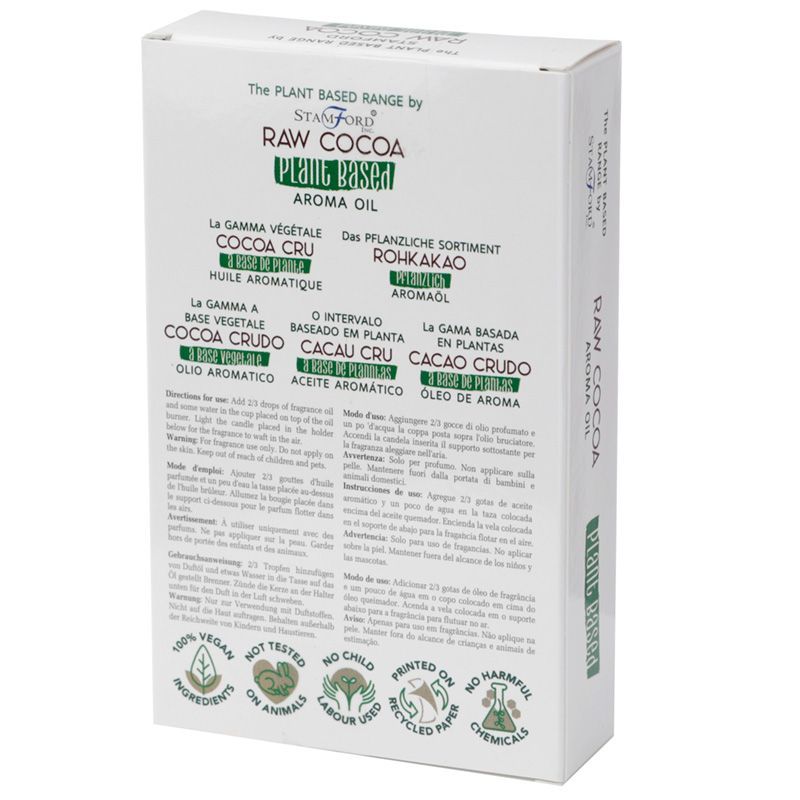 Plant Based Aroma Oil 10ml - Raw Cocoa