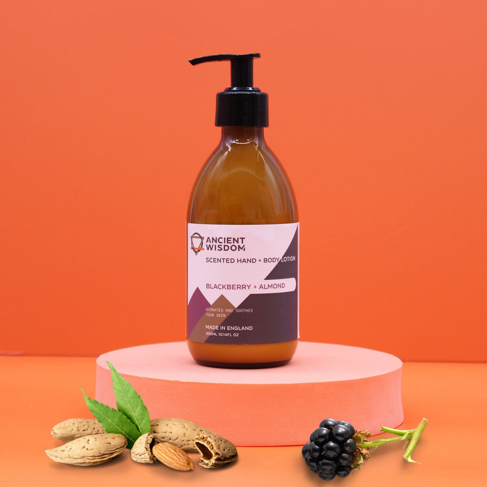 Fragranced Hand & Body Lotion 300ml - Blackberry & Almond
