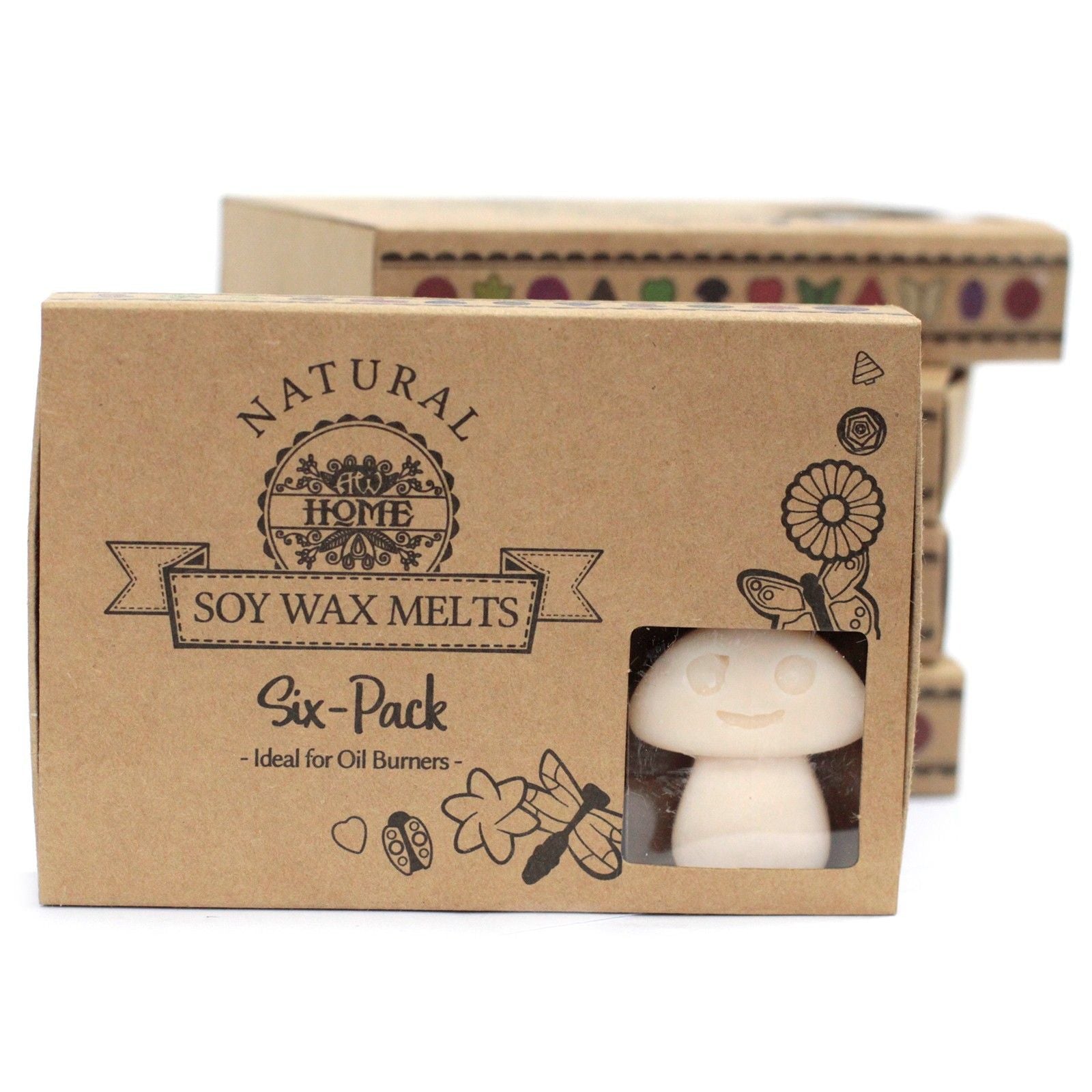 Box of 6 Wax Melt Mushrooms - Vanilla Nutmeg