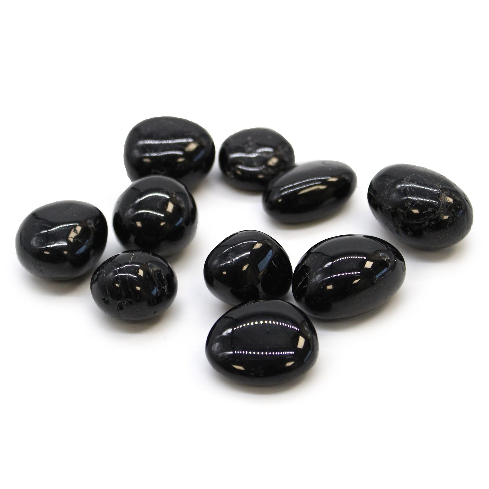 Tumble Stone x24 - Large - Black Tourmaline