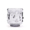 Buddha Faces Candle Jar Set of 2 – Midnight Grey