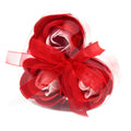 Heart Box of 3 - Red Roses