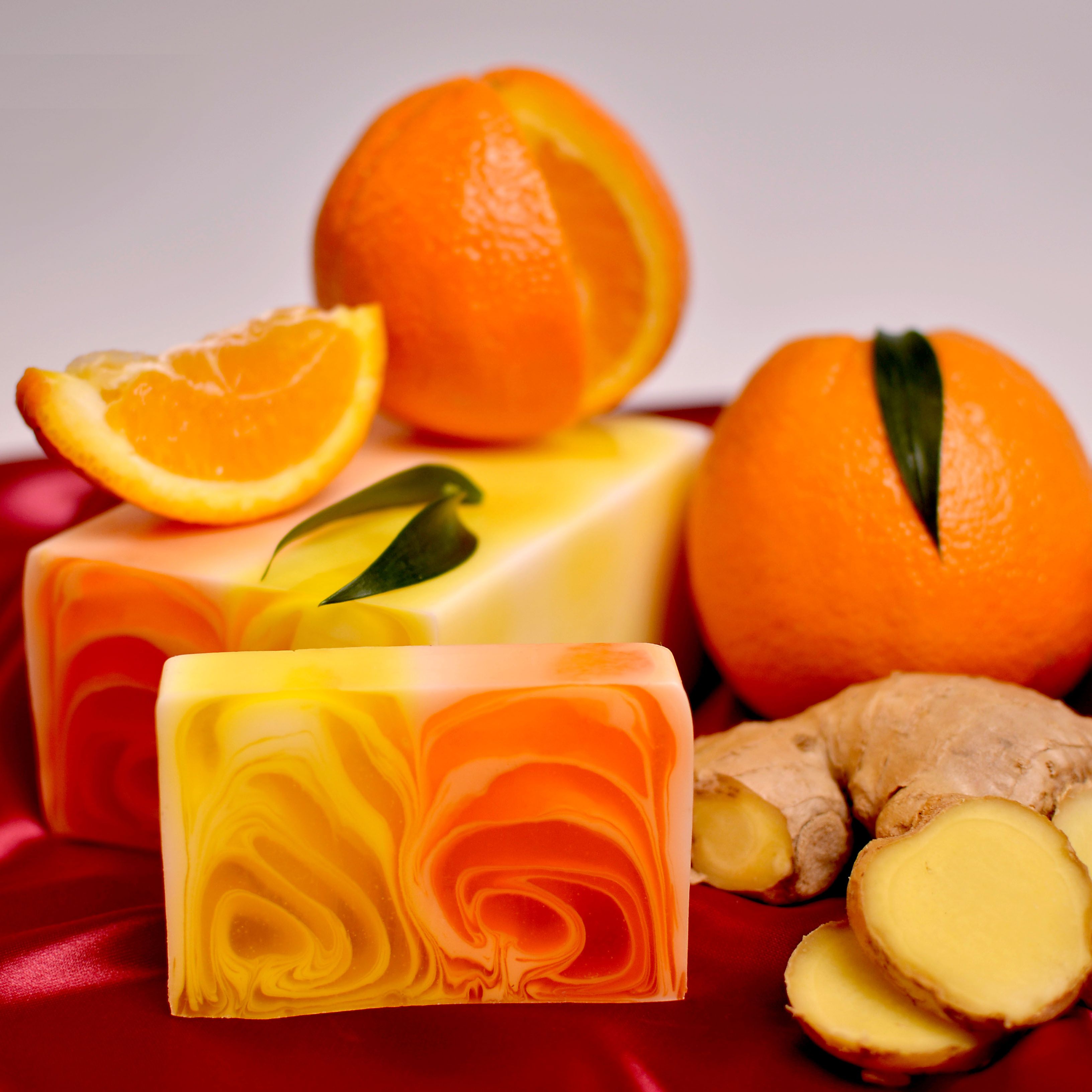 Hand Crafted Soap Slice - Orange & Ginger