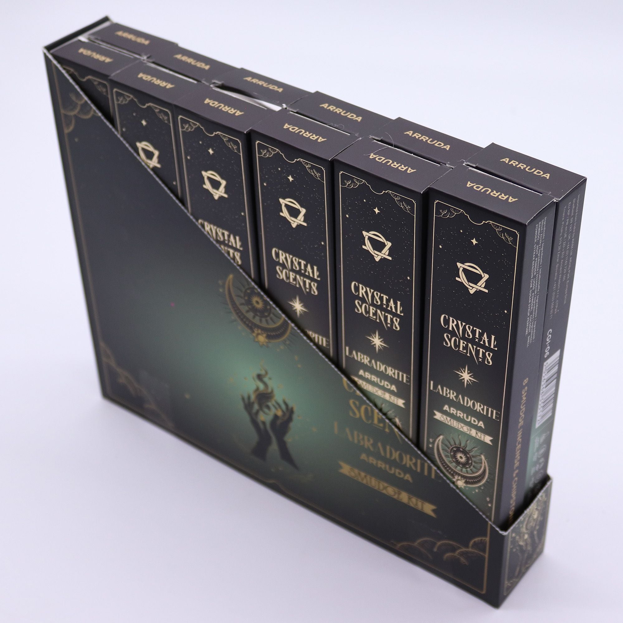 Crystal Scents Smudge Incense - Labradorite - Arruda