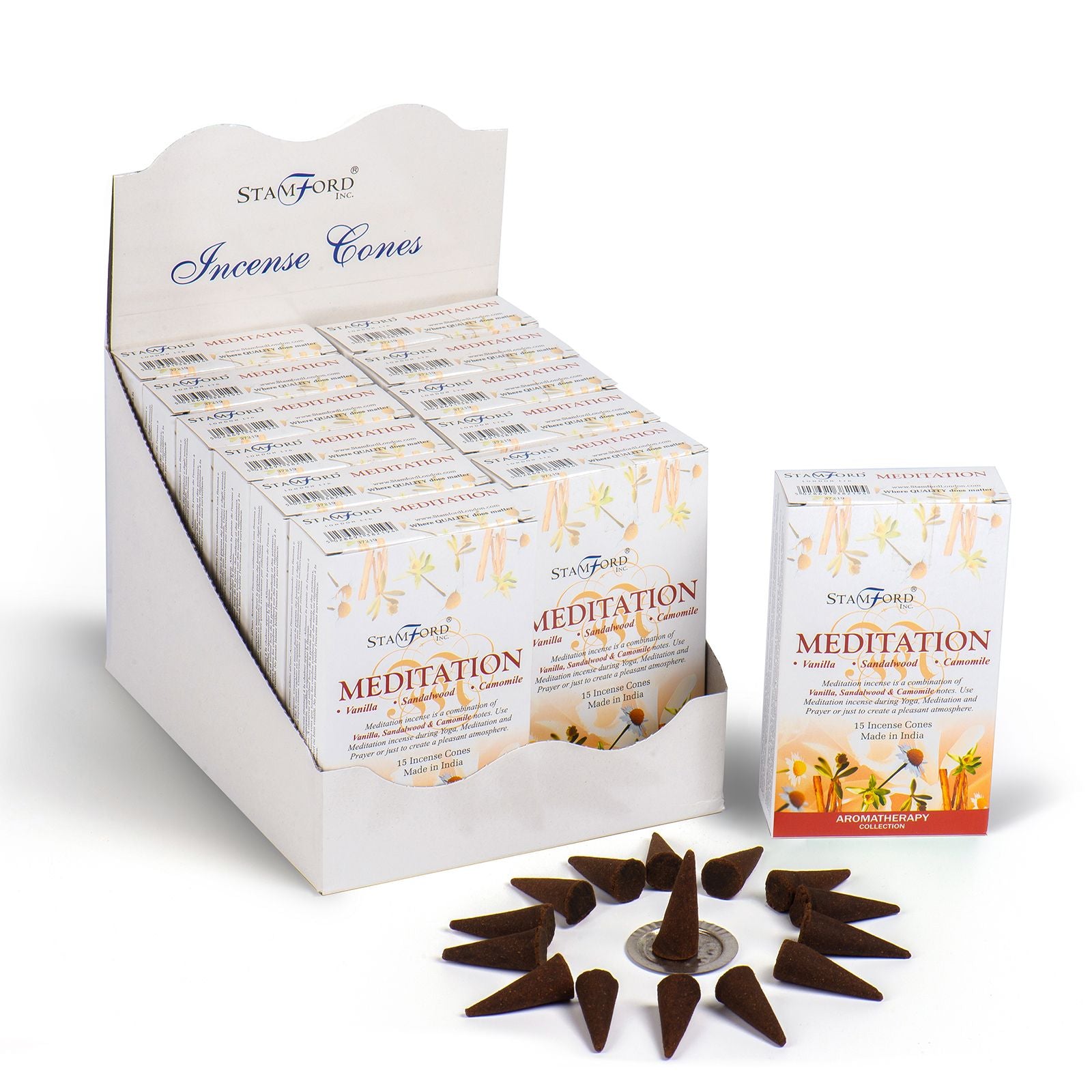 Stamford Incense Cones - Meditation
