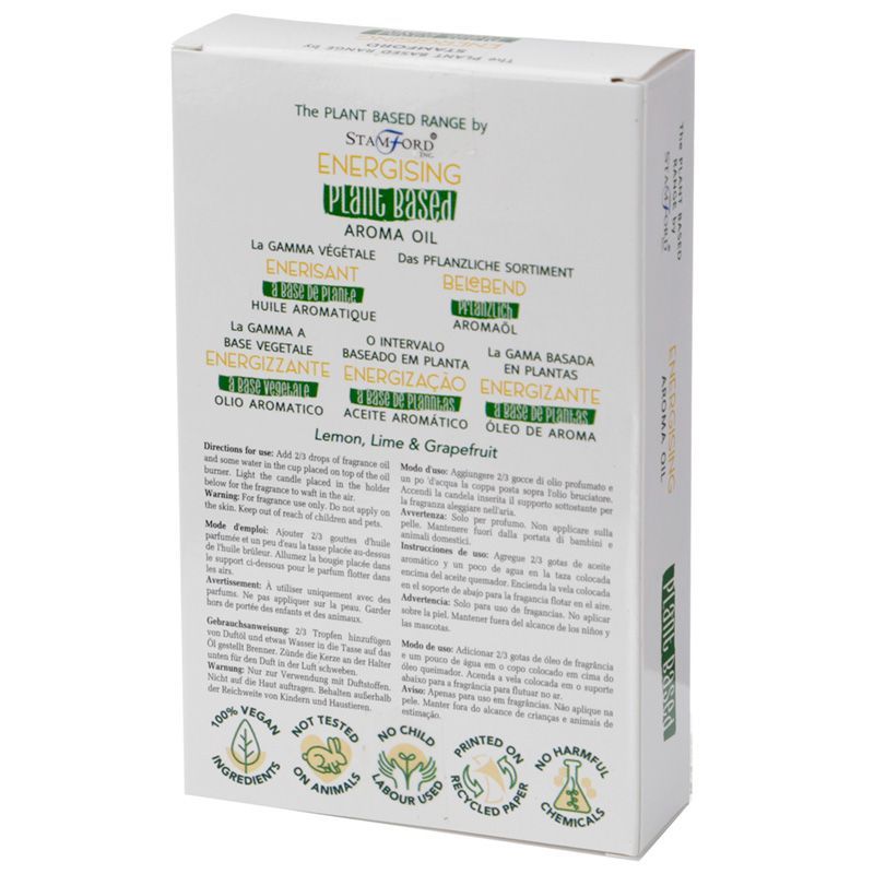 Plant Based Aroma Oil 10ml - Energising