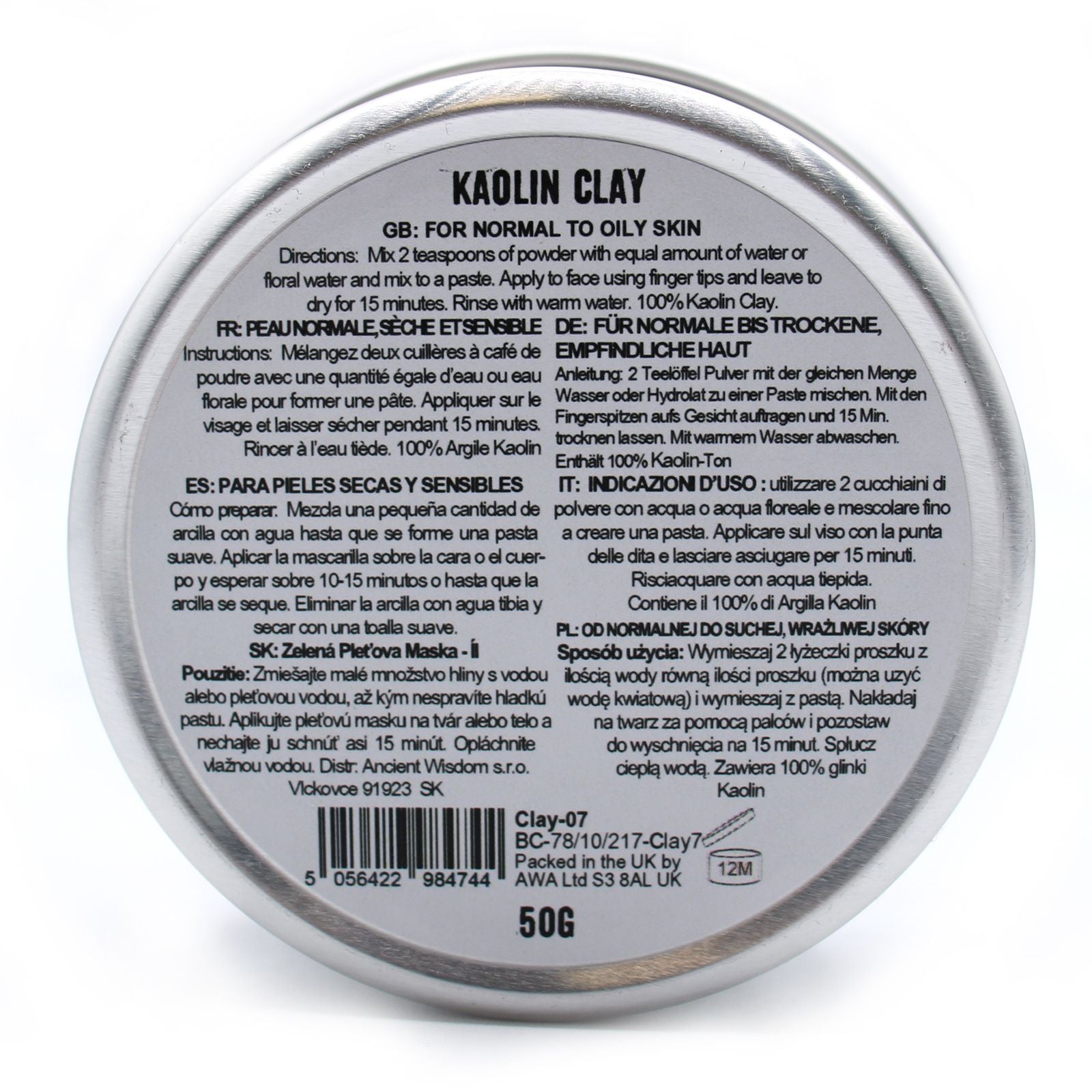 50g Kaolin Clay