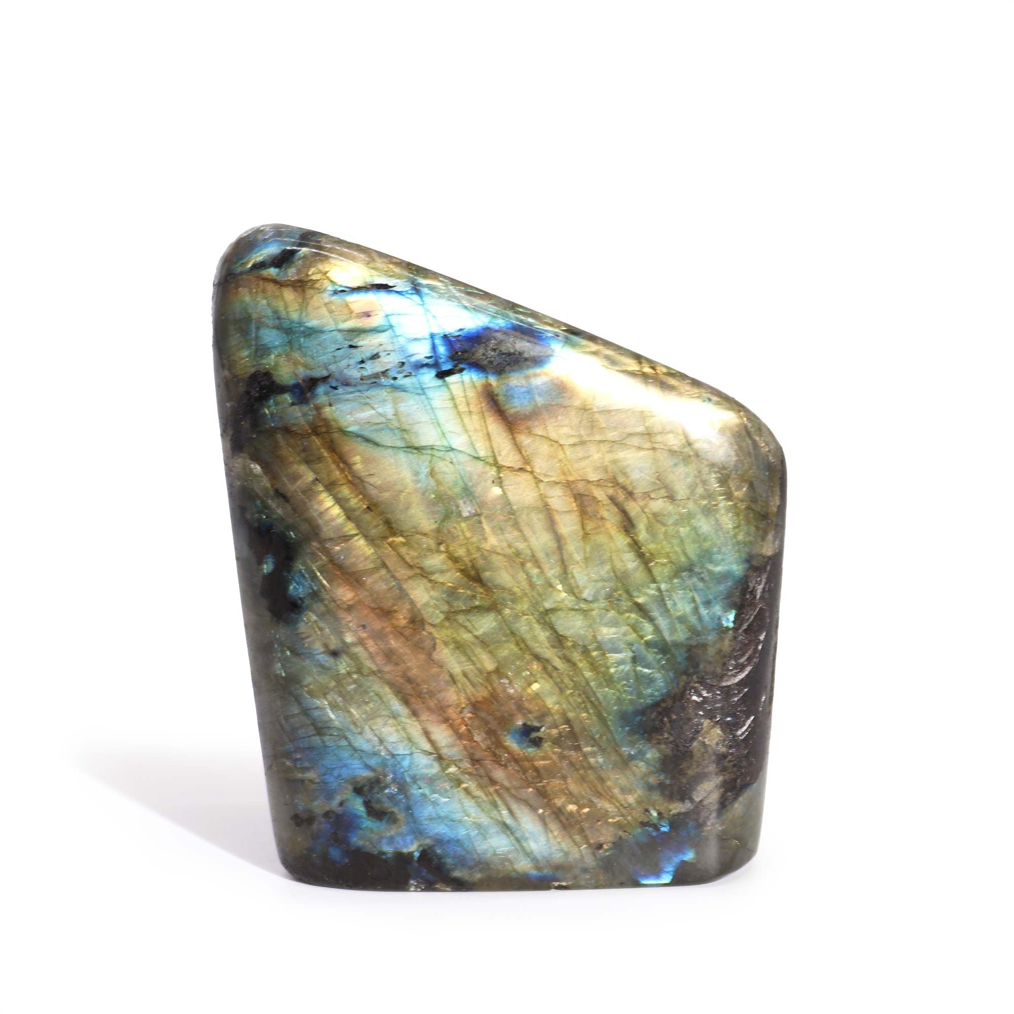 Madagascar Labradorite Large Stone (Approx. 80–110 mm)