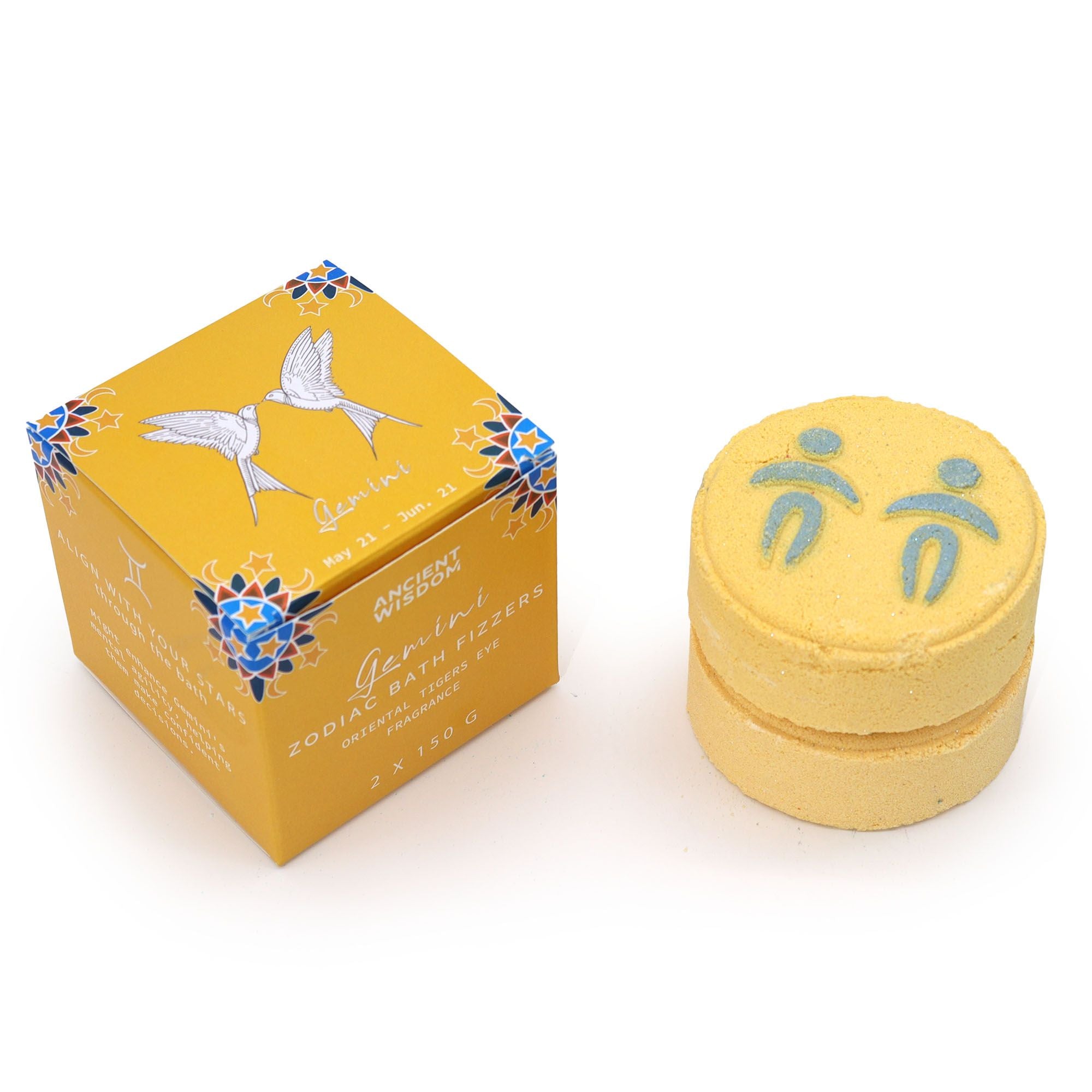 Zodiac Bath Fizzers- Gemini (2x150g)