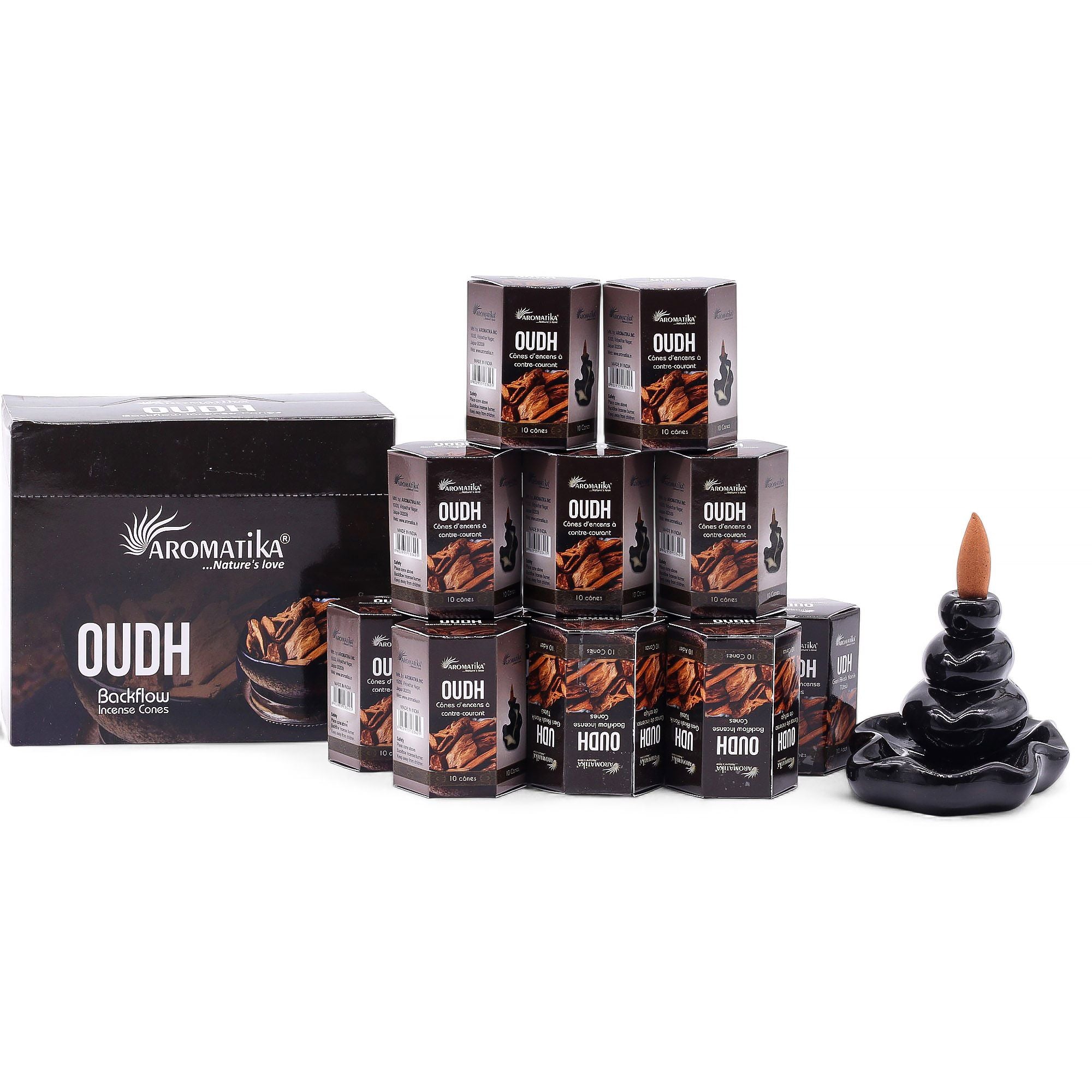 Masala Backflow Incense Cones - Oudh