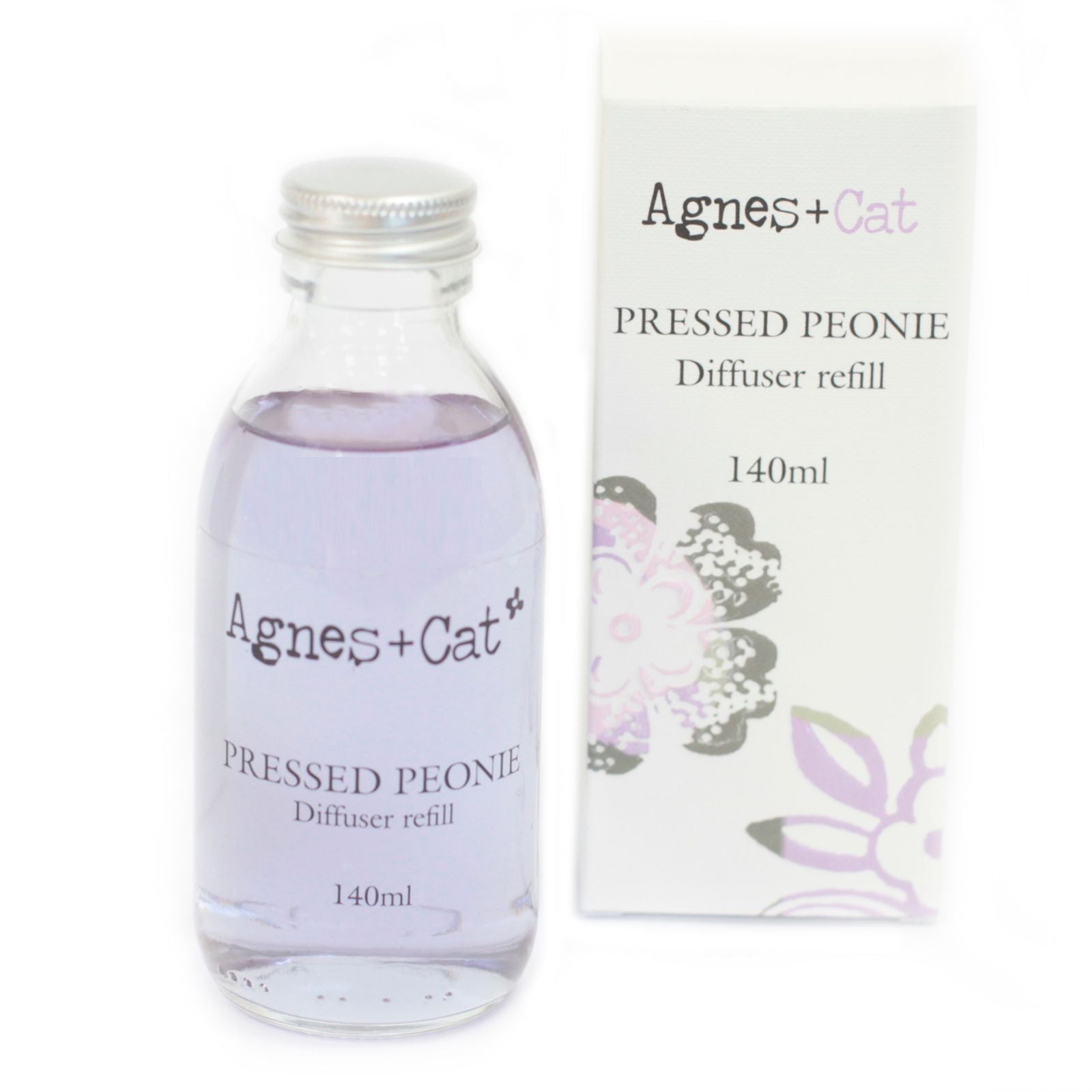 Agnes + Cat Reed Diffuser Refill 140 ml – Pressed Peonies