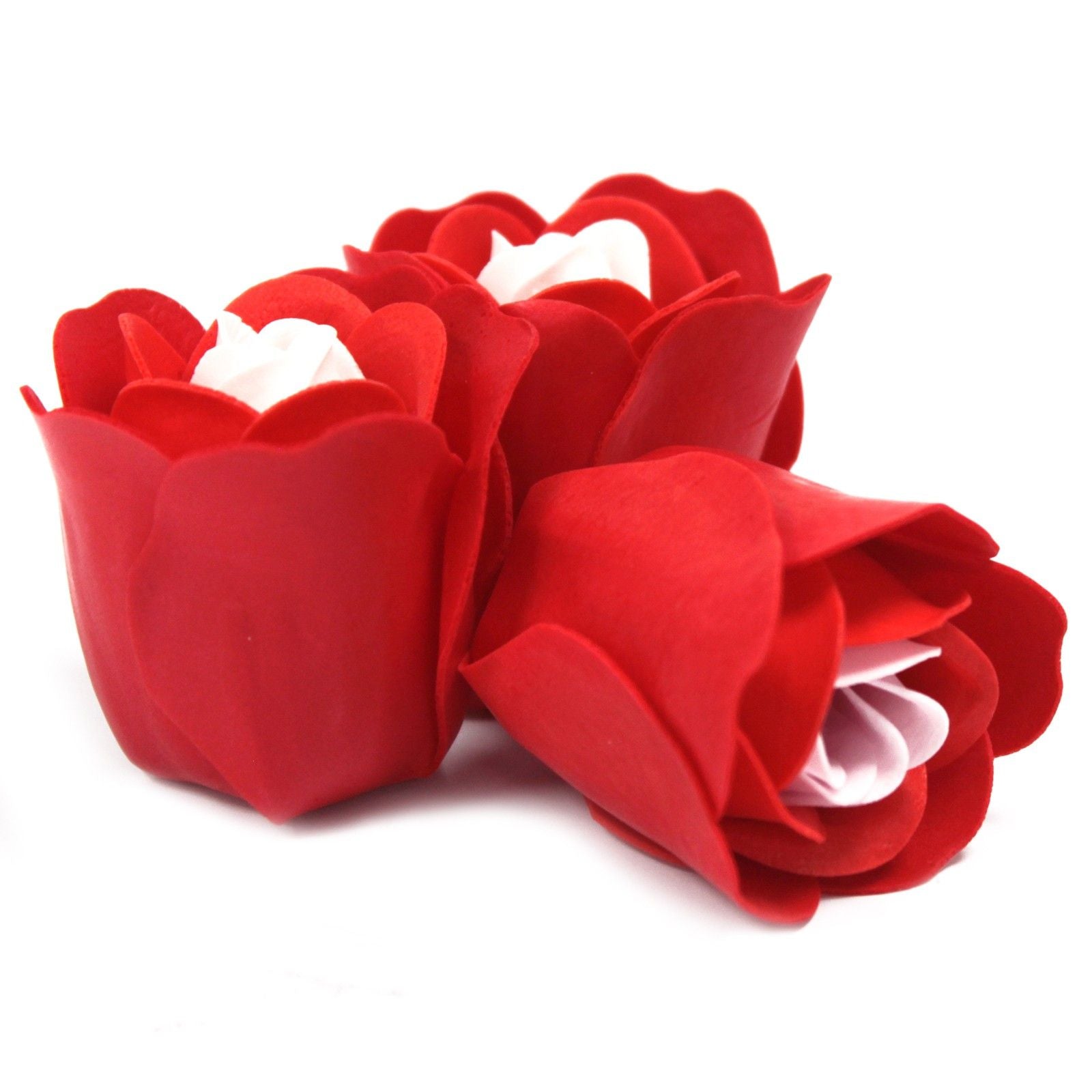 Heart Box of 3 - Red Roses