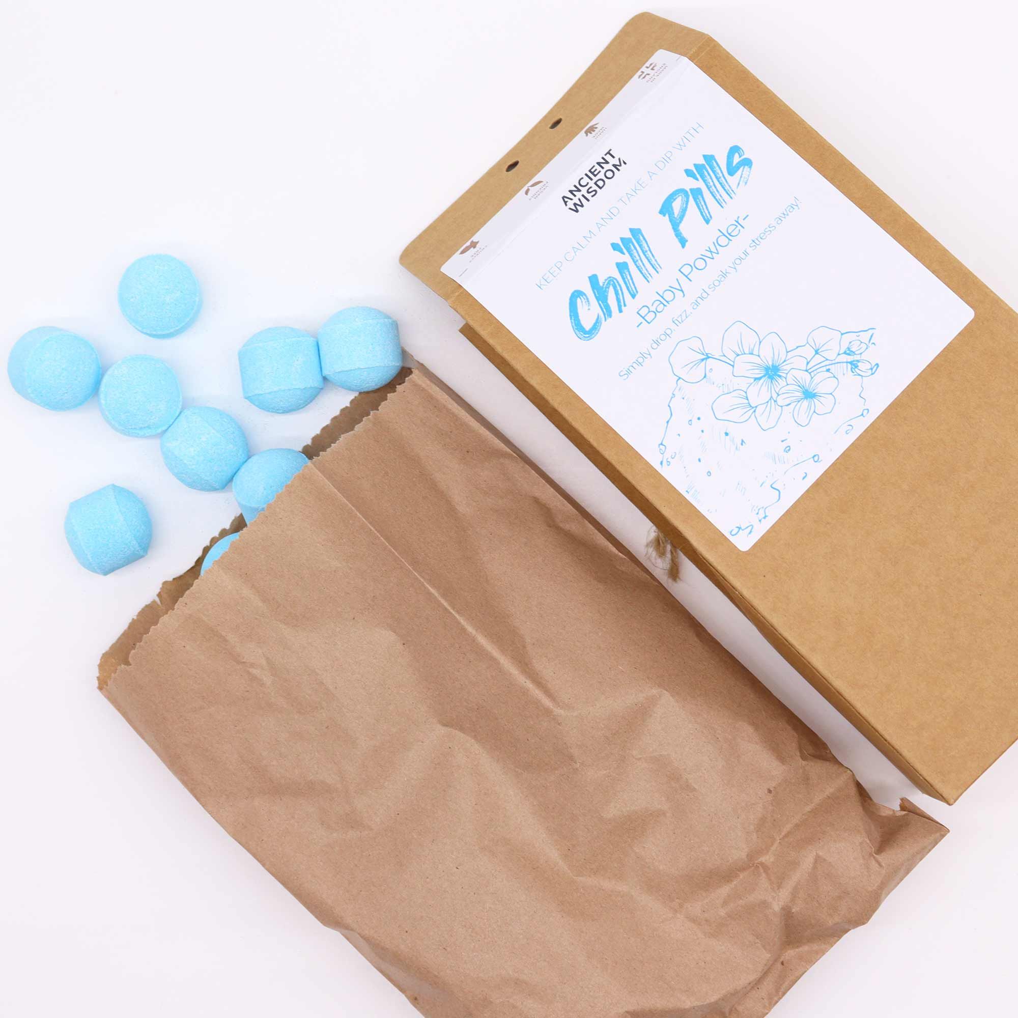 Chill Pills 350g – Baby Powder