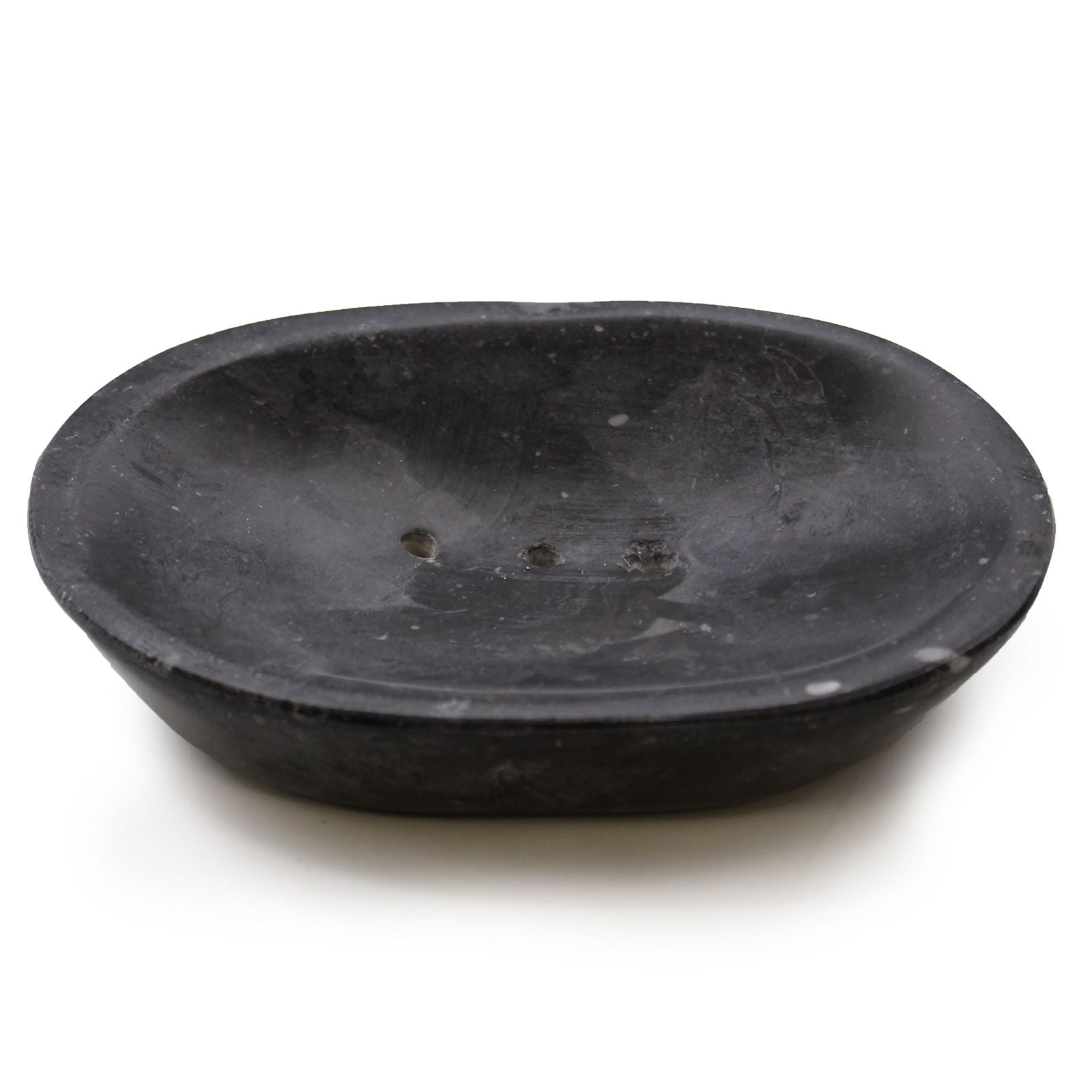 Marble - Black Oval Soap Dish