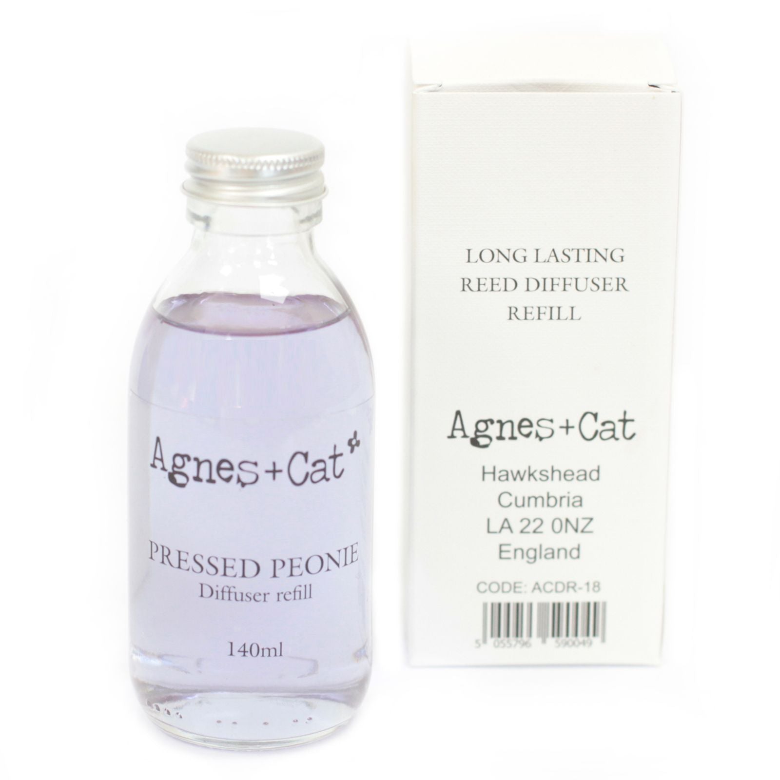 Agnes + Cat Reed Diffuser Refill 140 ml – Pressed Peonies