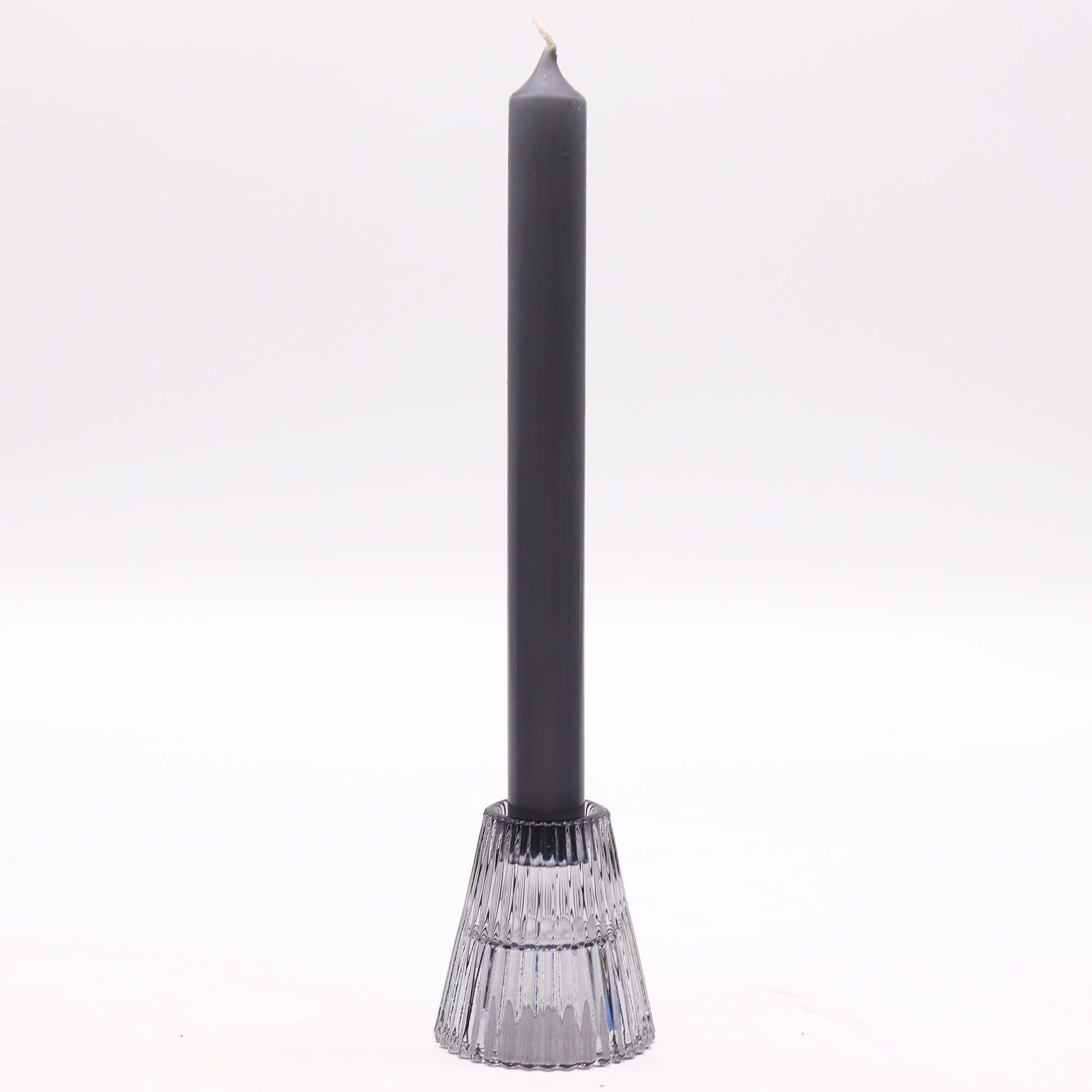 Flip Dinner Candle Tealight Holder Set of 2 – Midnight Grey