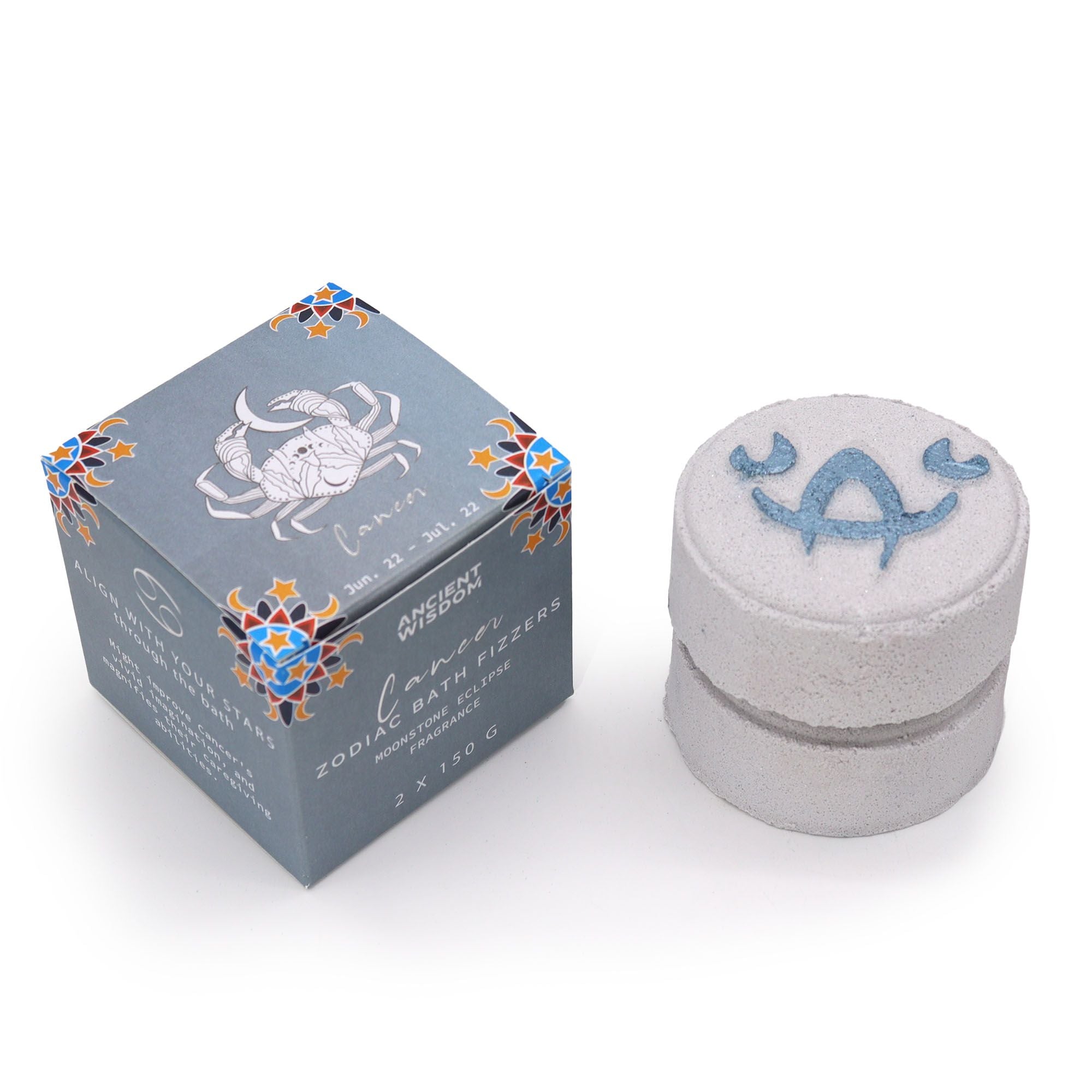 Zodiac Bath Fizzers- Cancer (2x150g)