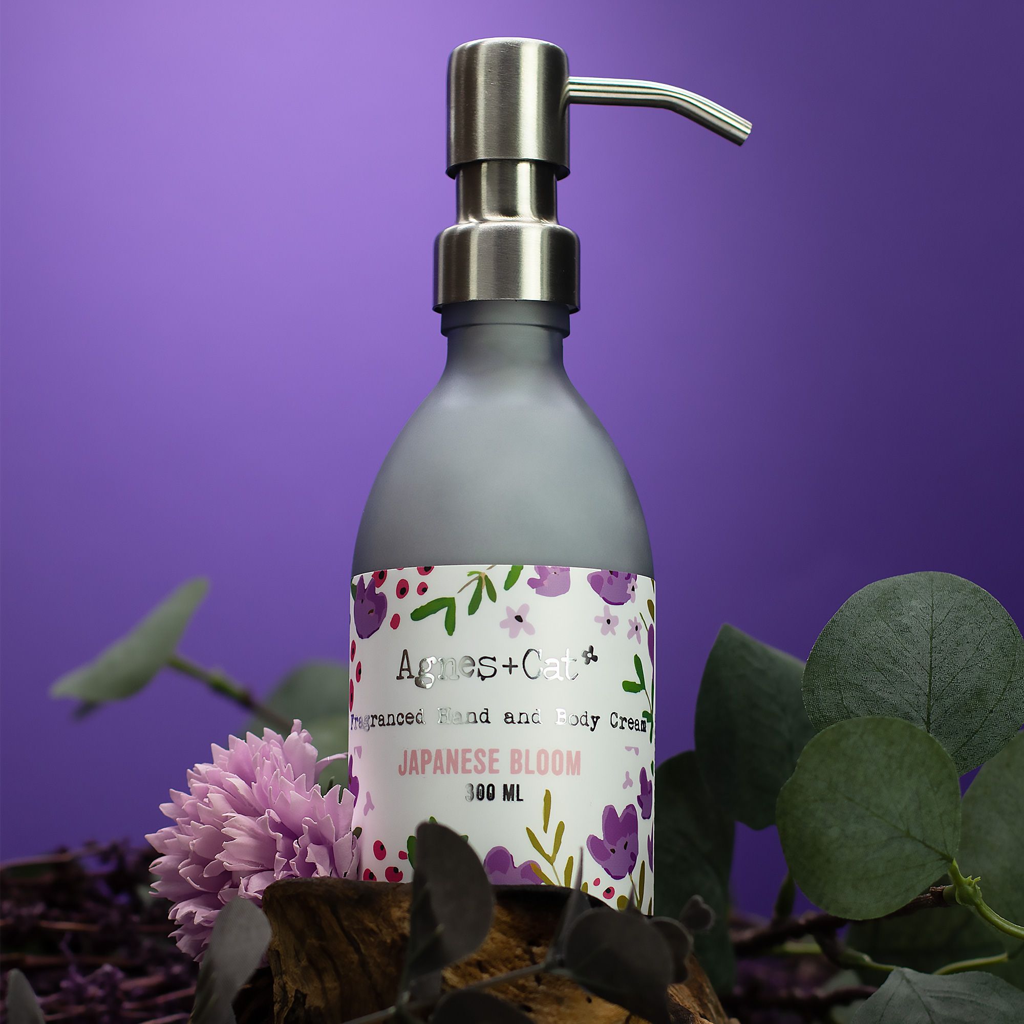 Agnes + Cat Hand & Body Cream 300ml Japanese Bloom