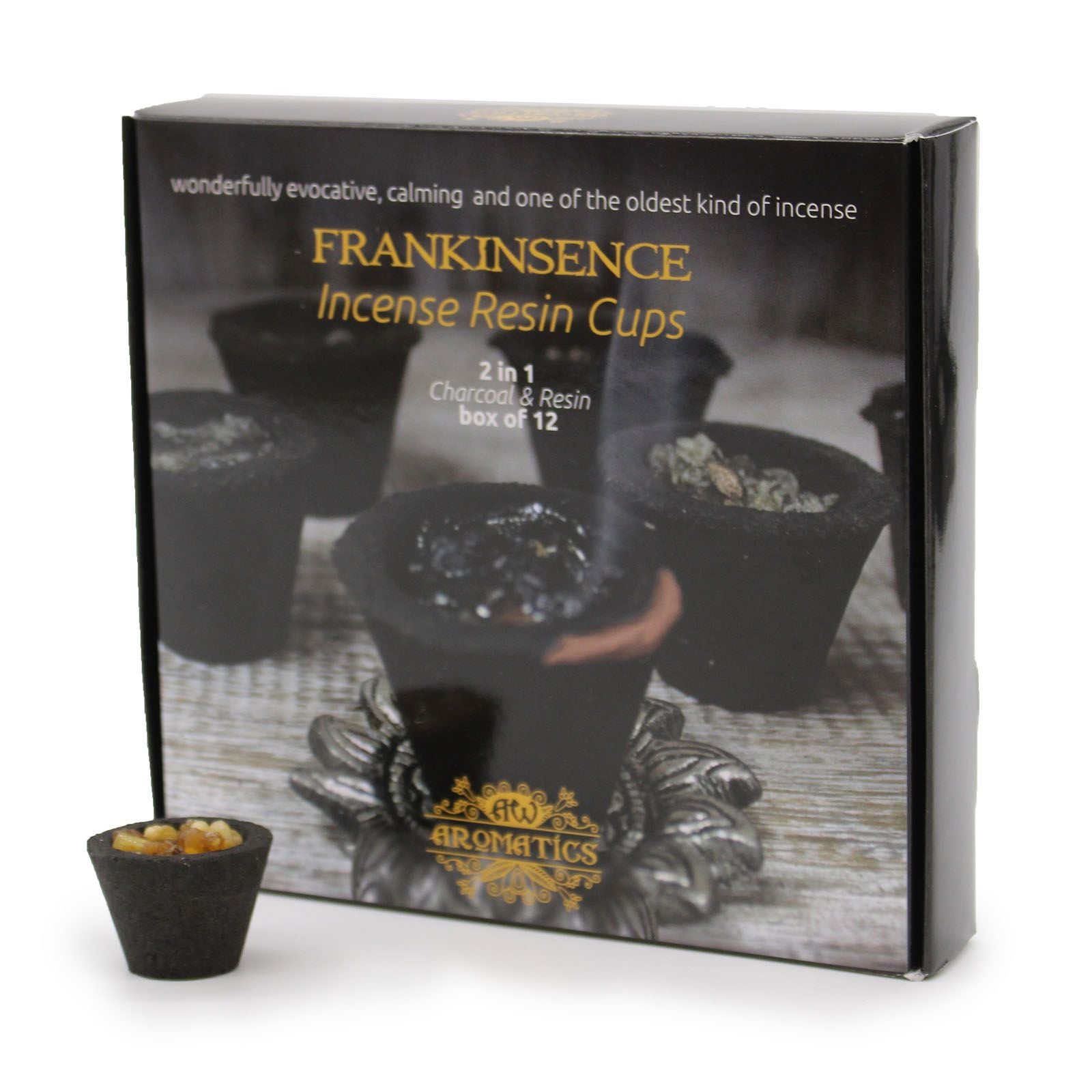 12 Resin Cups - Frankinsence