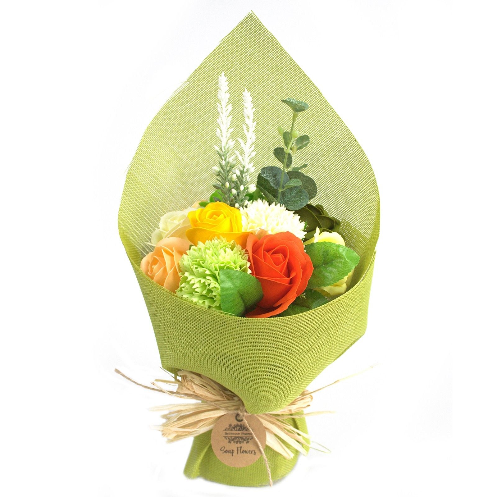 Standing Flower Bouquet - Green Yellow