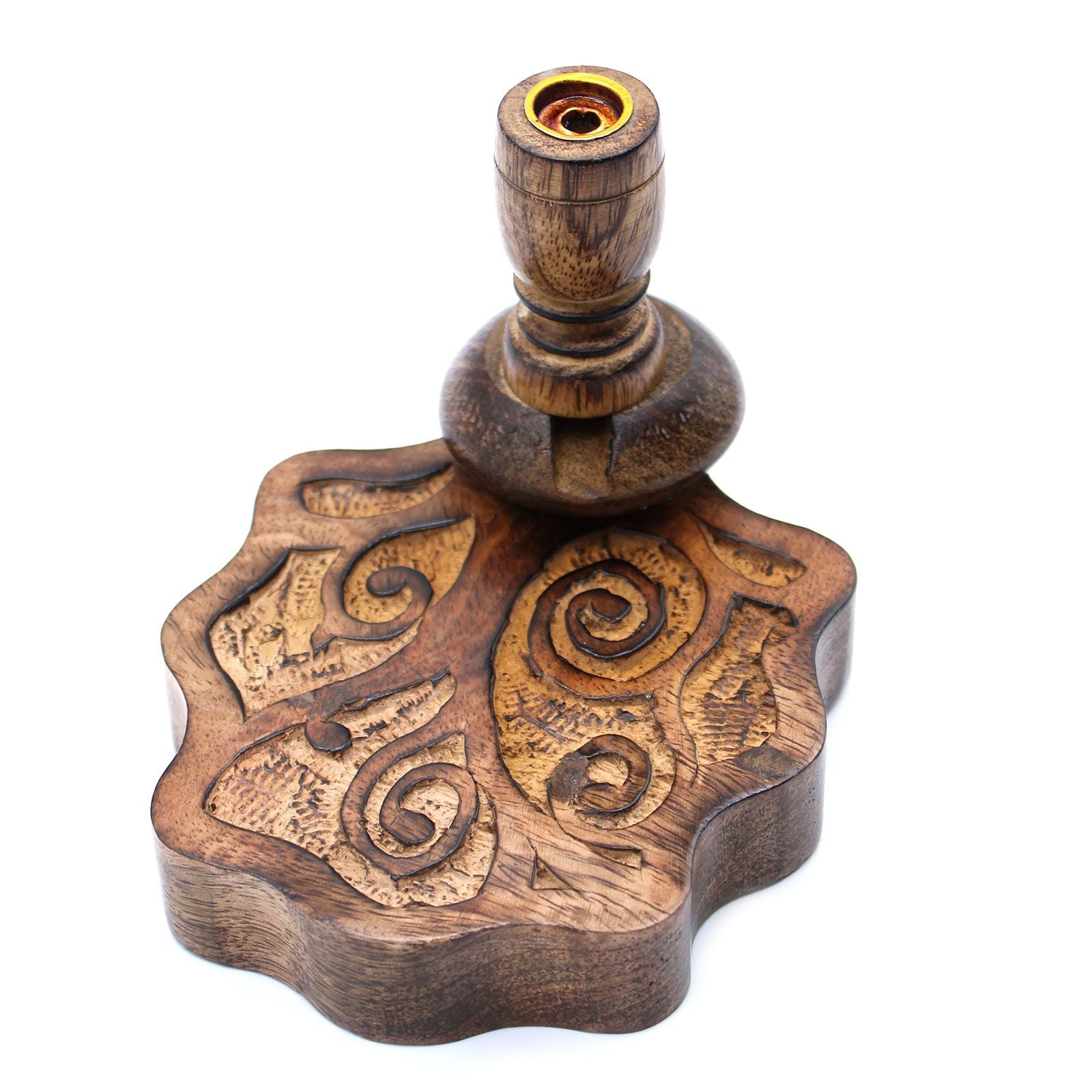 Mango Wood Backflow Burner Small - Tree of Life