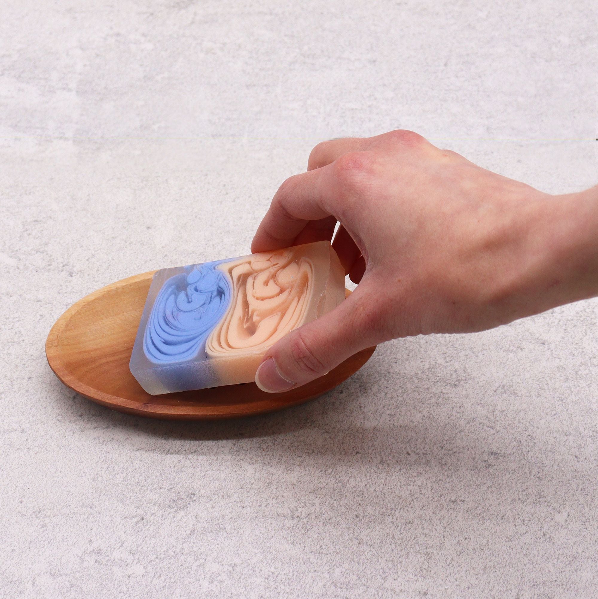 Mahogany Soap Dish - Oval
