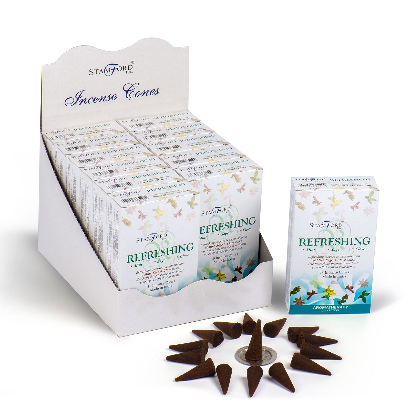 Stamford Incense Cones - Refreshing