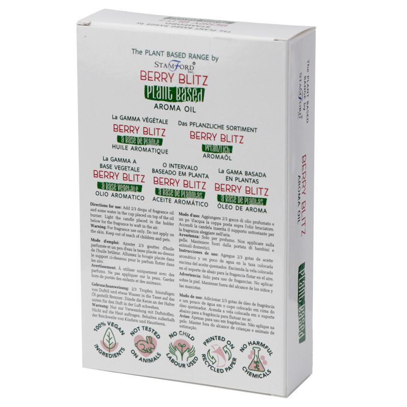 Plant Based Aroma Oil 10ml - Berry Blitz
