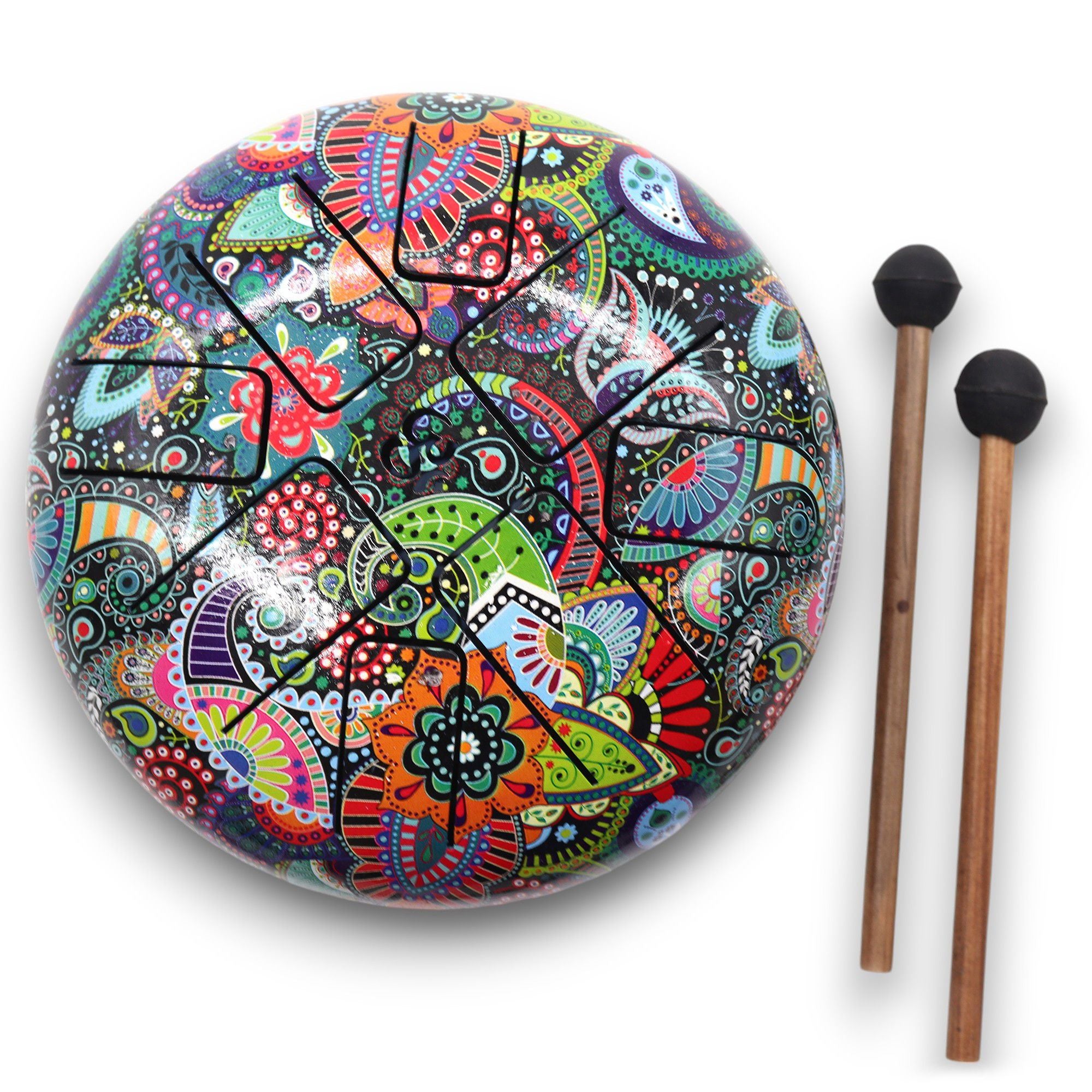 Steel Tongue Happy Drums  Muti Coloured OM - 18cm