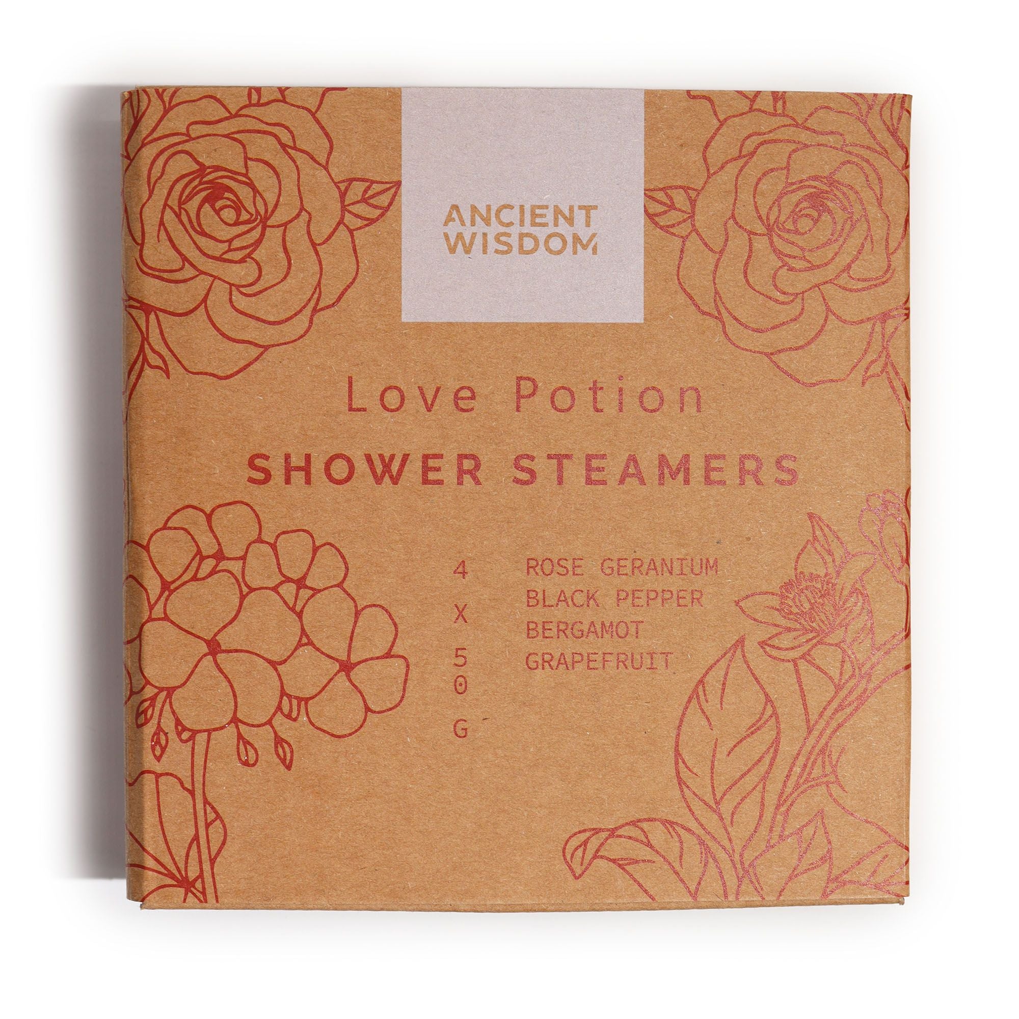 Zen Shower Steamers Set – Love Potion (Pinky Red)