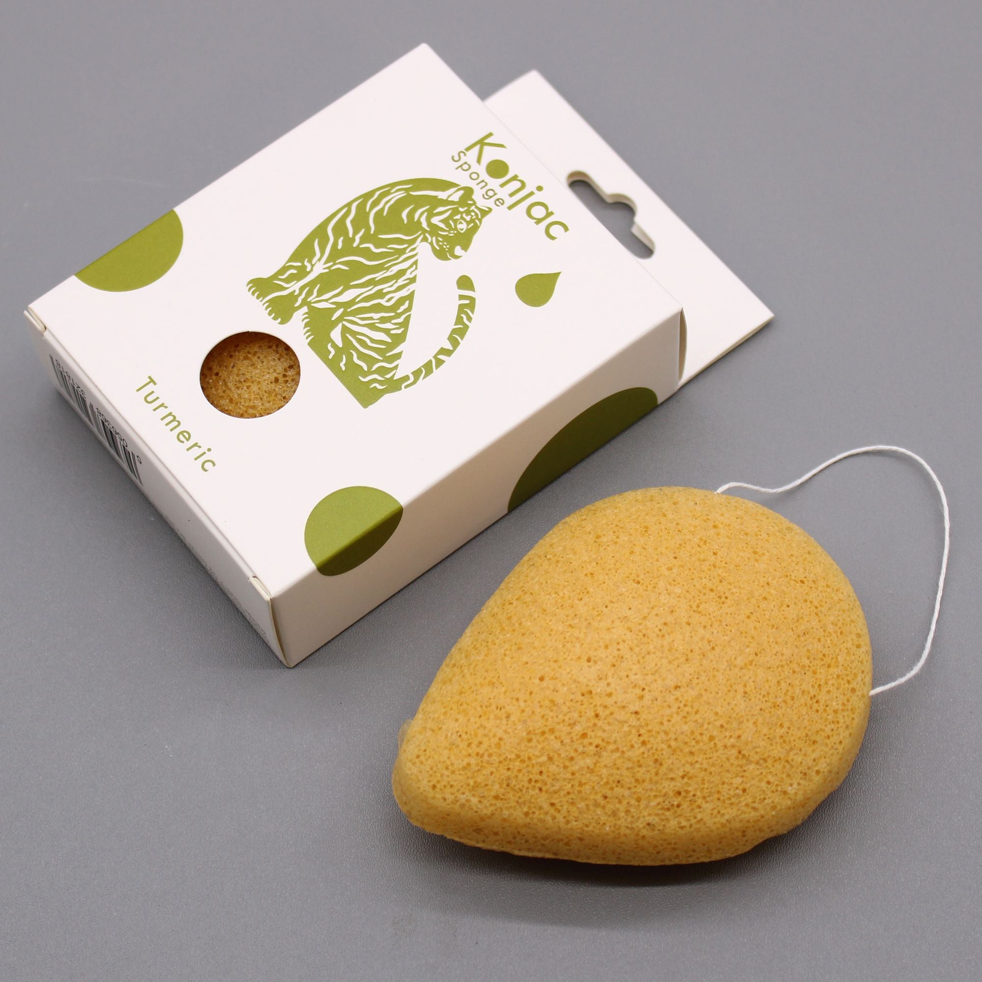Konjac Teardrop Sponge – Turmeric – Anti-wrinkle