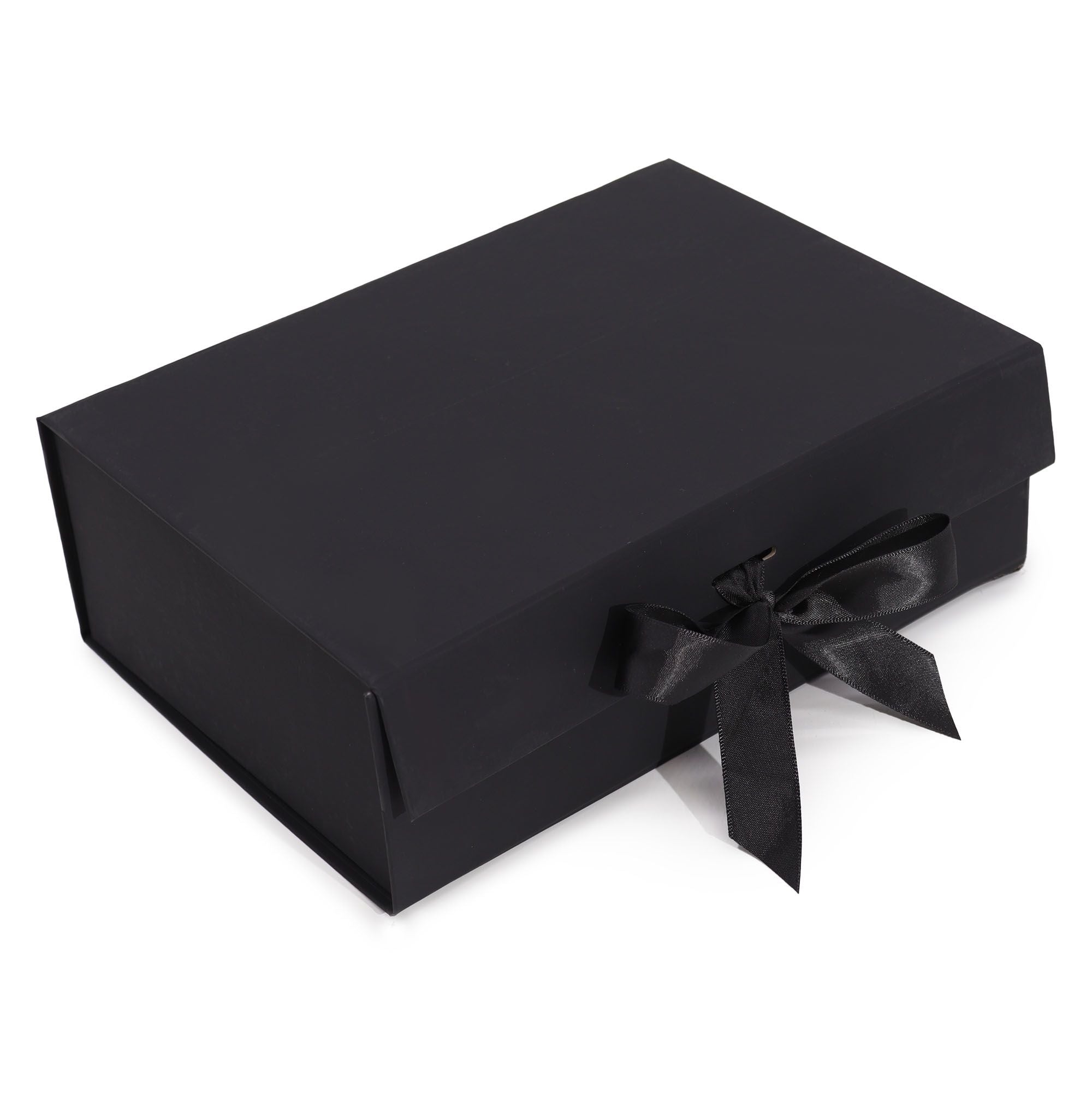 Flat Pack Gift Box - Large - Black
