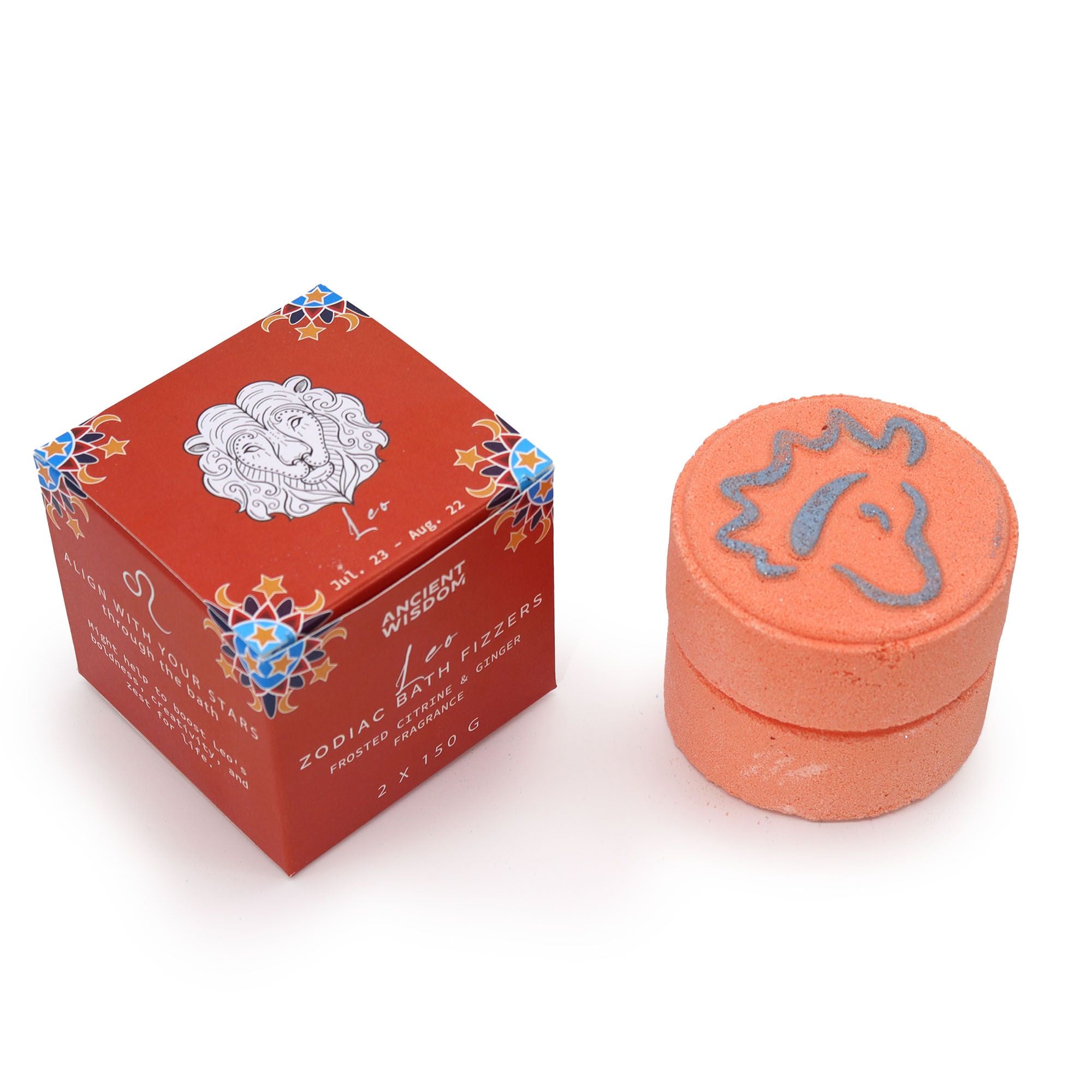 Zodiac Bath Fizzers- Leo (2x150g)